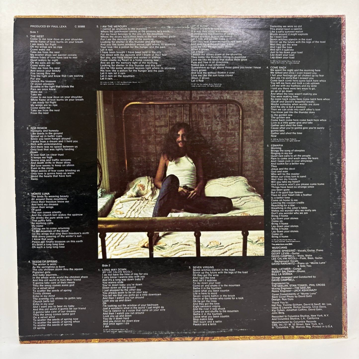 Jimmie Spheeris : Isle Of View (LP,Album)