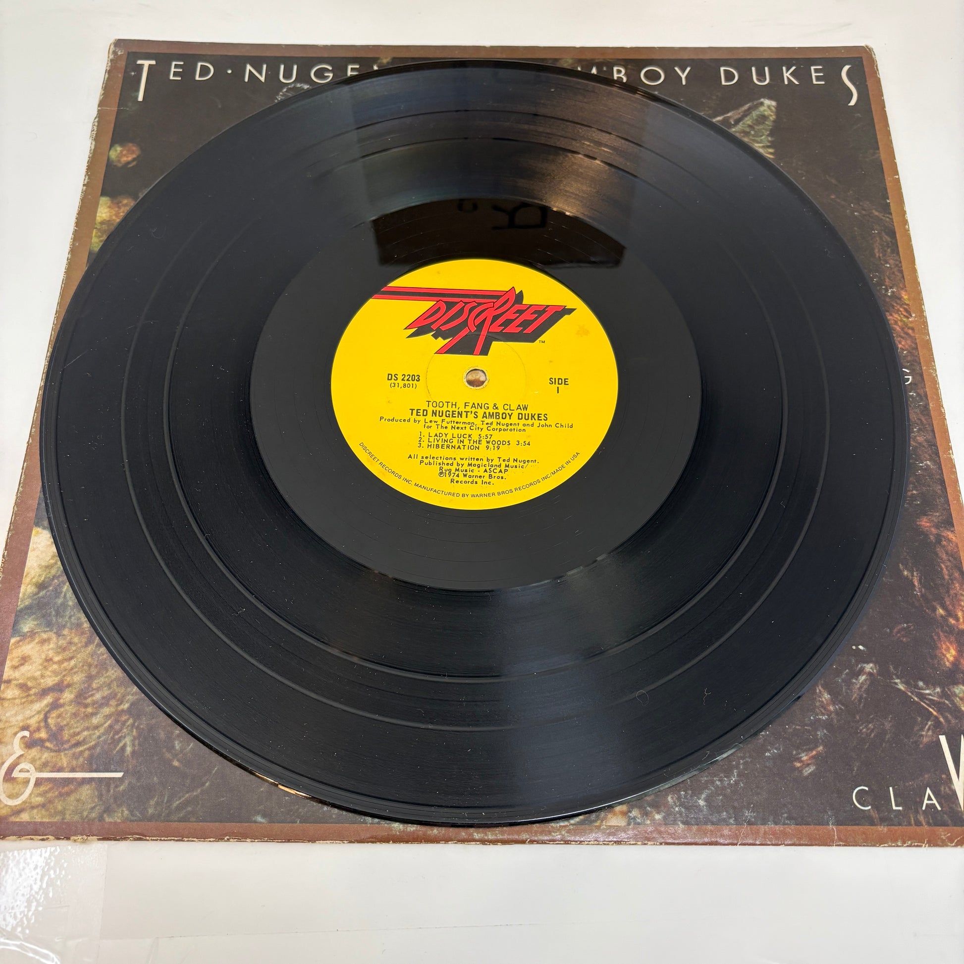 The Amboy Dukes : Tooth, Fang & Claw (LP,Album)