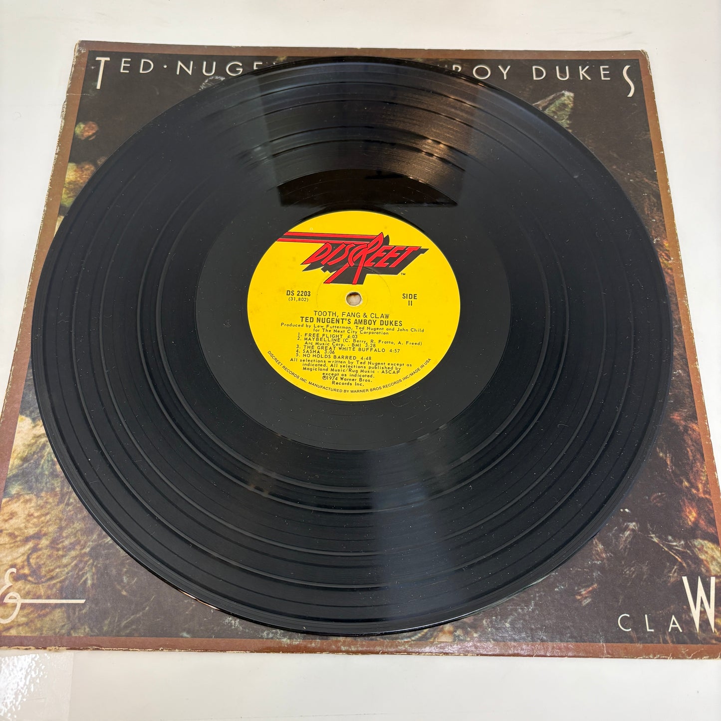 The Amboy Dukes : Tooth, Fang & Claw (LP,Album)