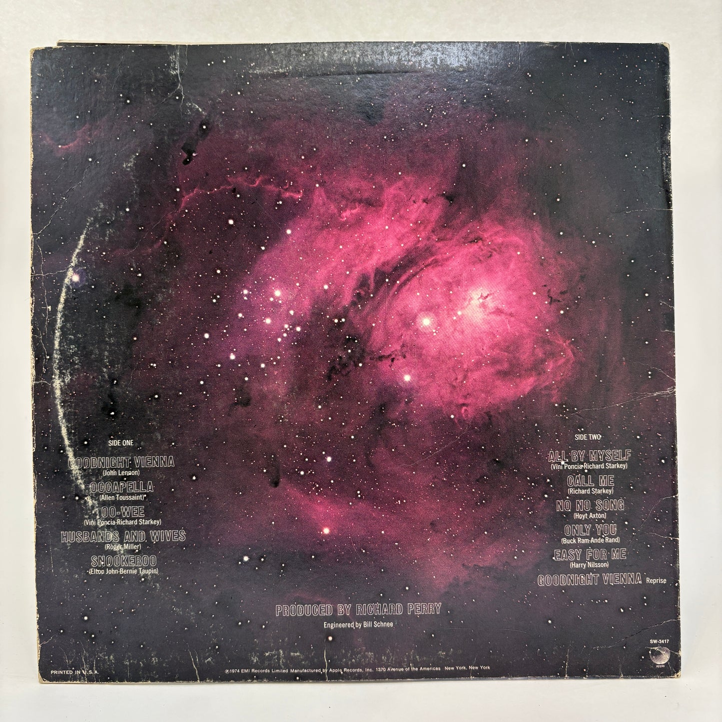 Ringo Starr : Goodnight Vienna (LP,Album,Stereo)