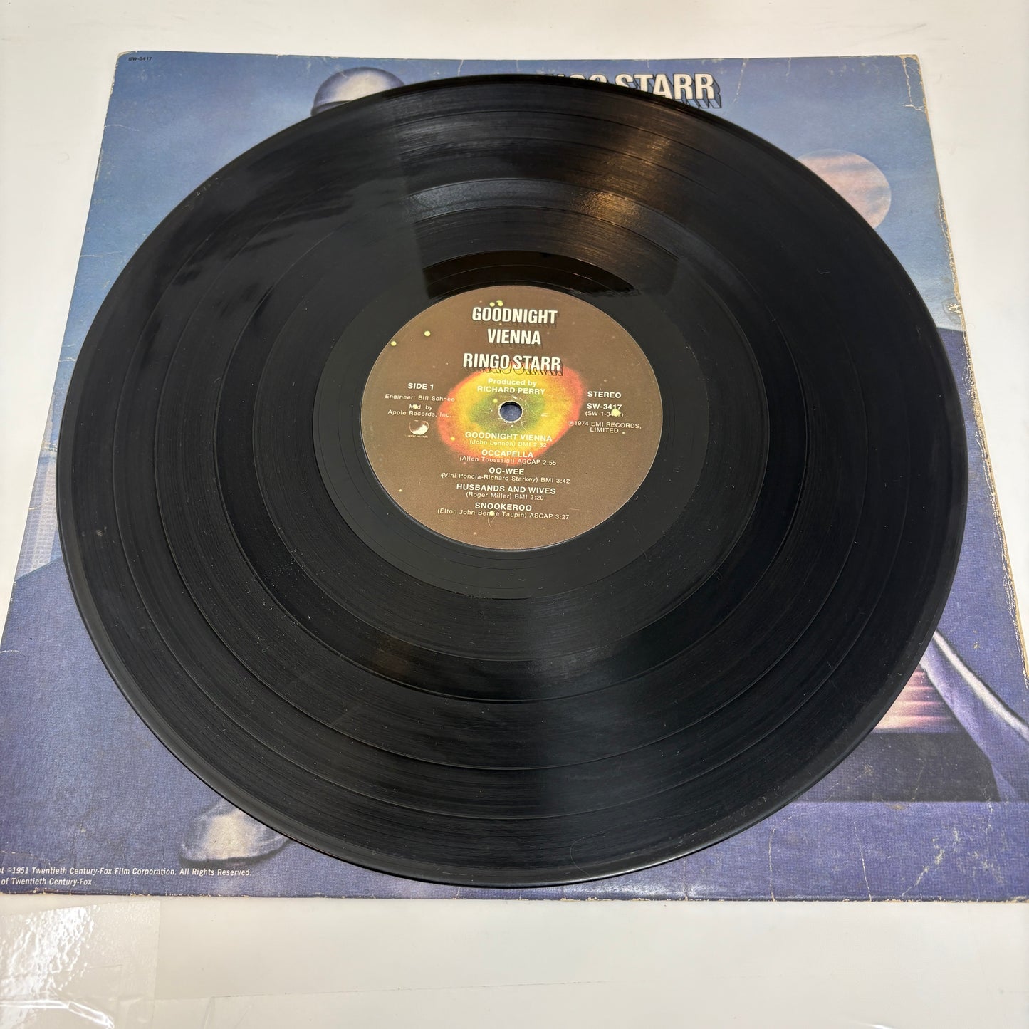 Ringo Starr : Goodnight Vienna (LP,Album,Stereo)