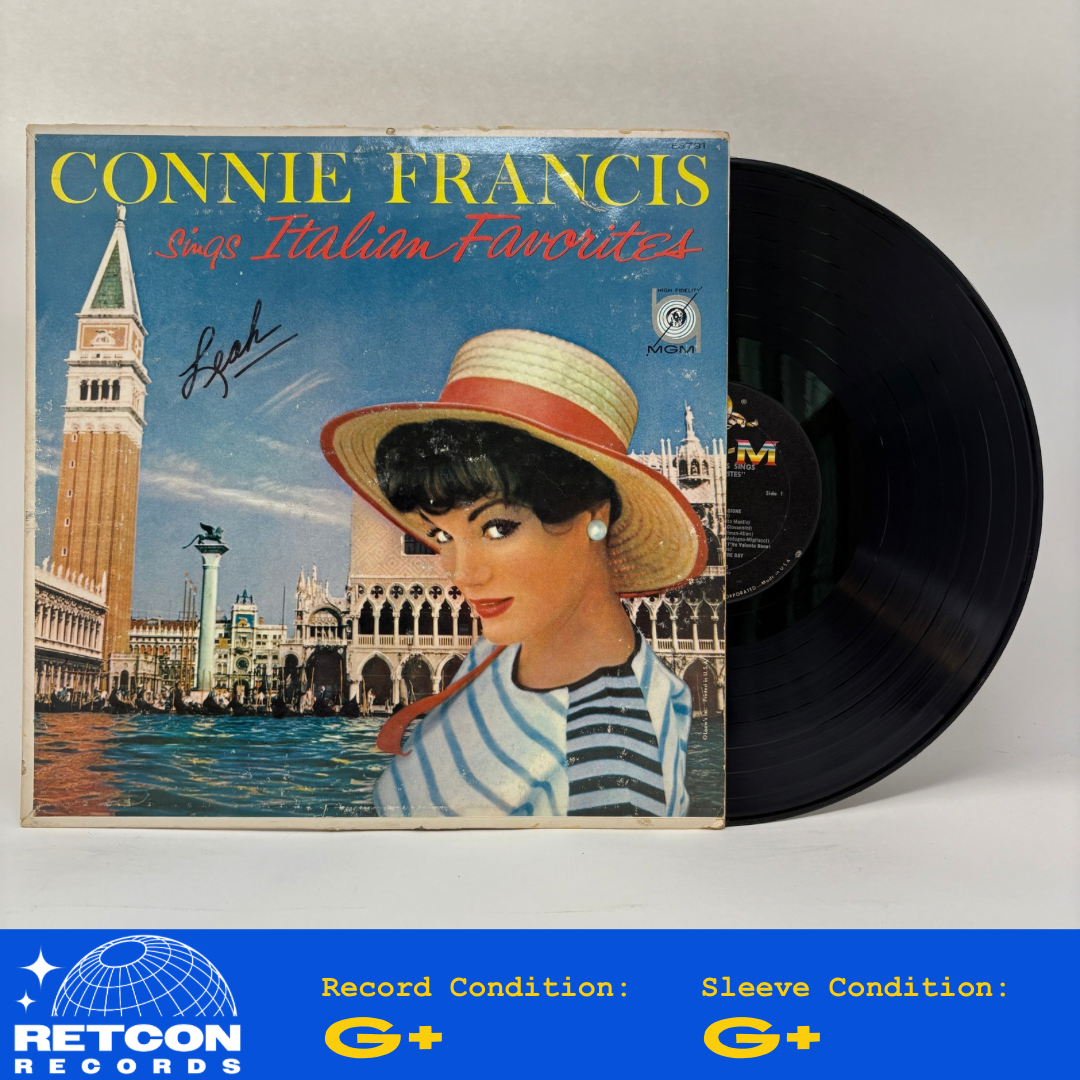 Connie Francis : Sings Italian Favorites (LP,Album,Mono)