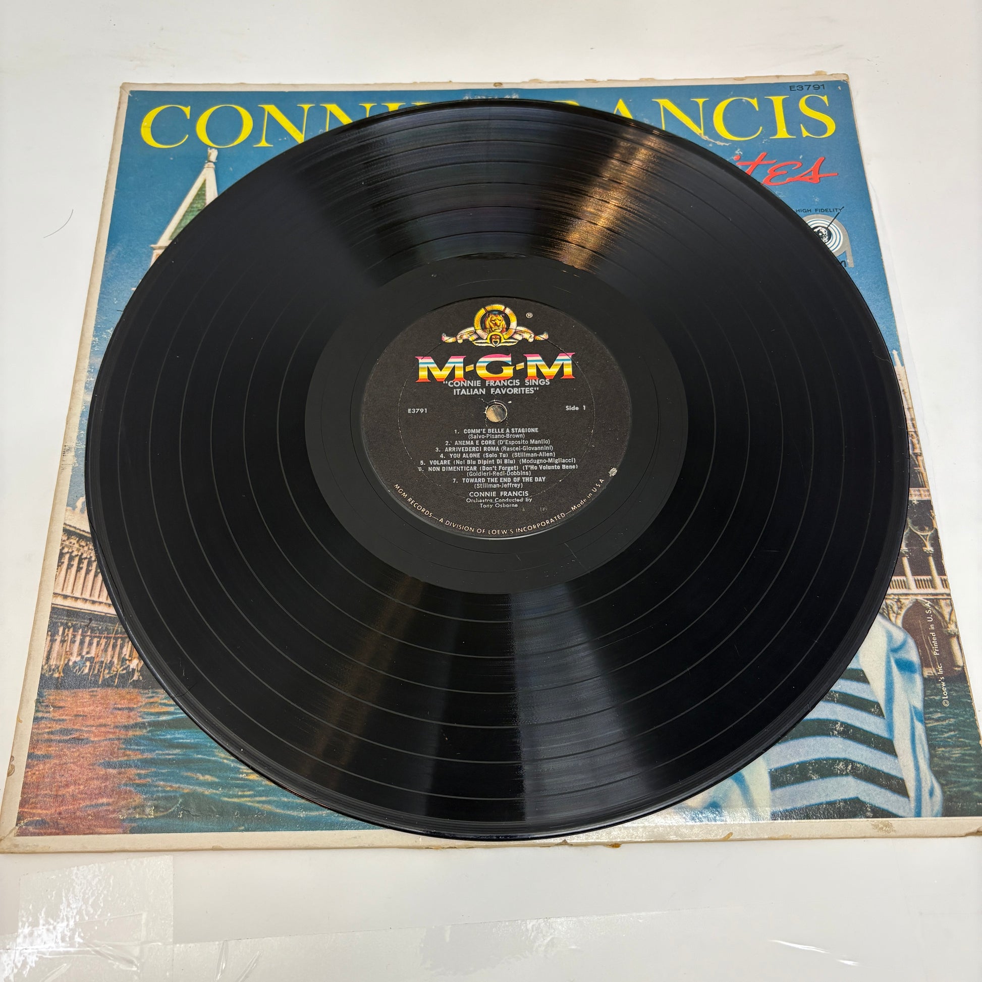 Connie Francis : Sings Italian Favorites (LP,Album,Mono)