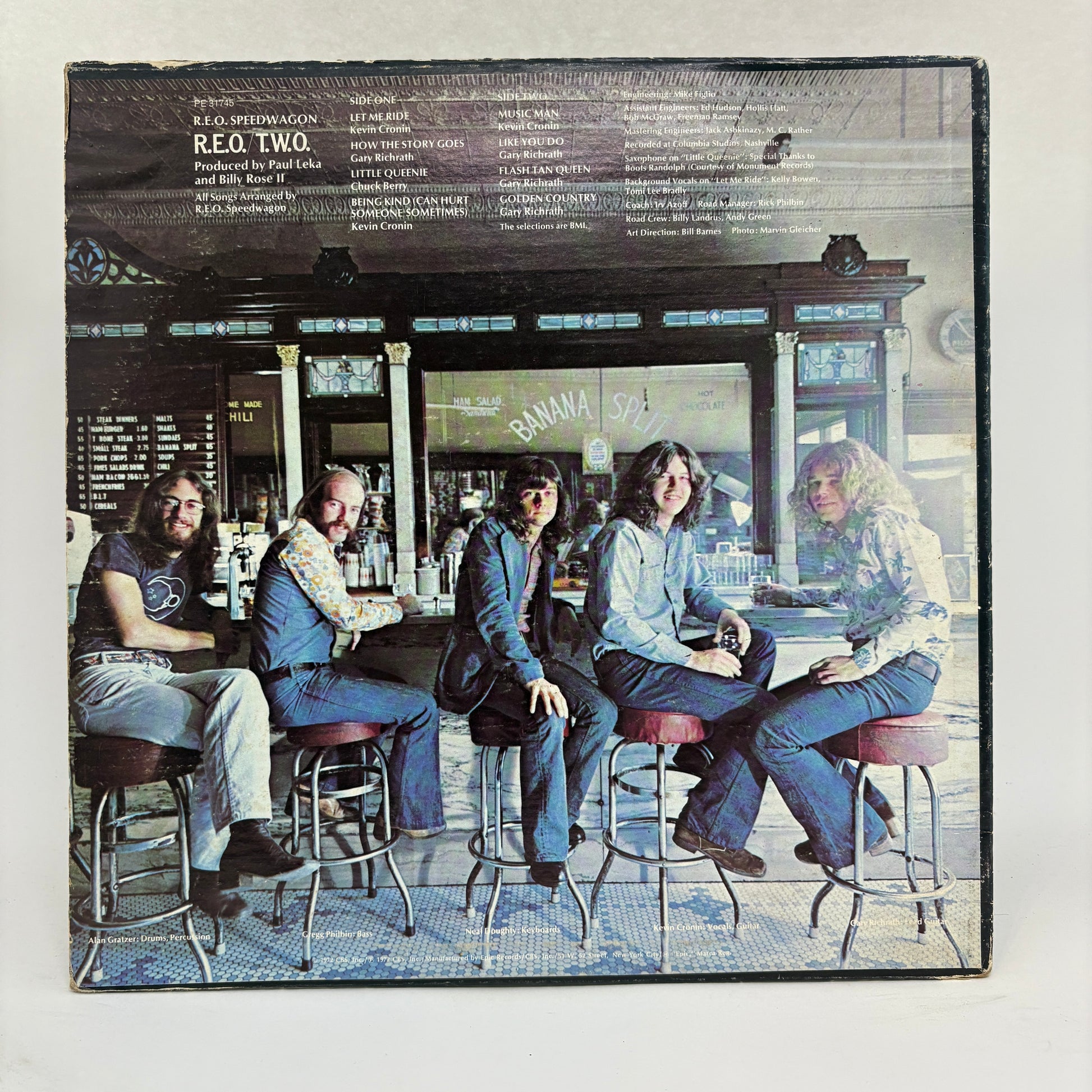 REO Speedwagon : R.E.O./T.W.O. (LP,Album,Reissue)