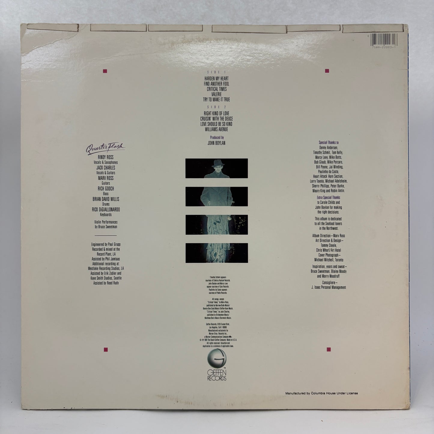 Quarterflash : Quarterflash (LP,Album,Club Edition)