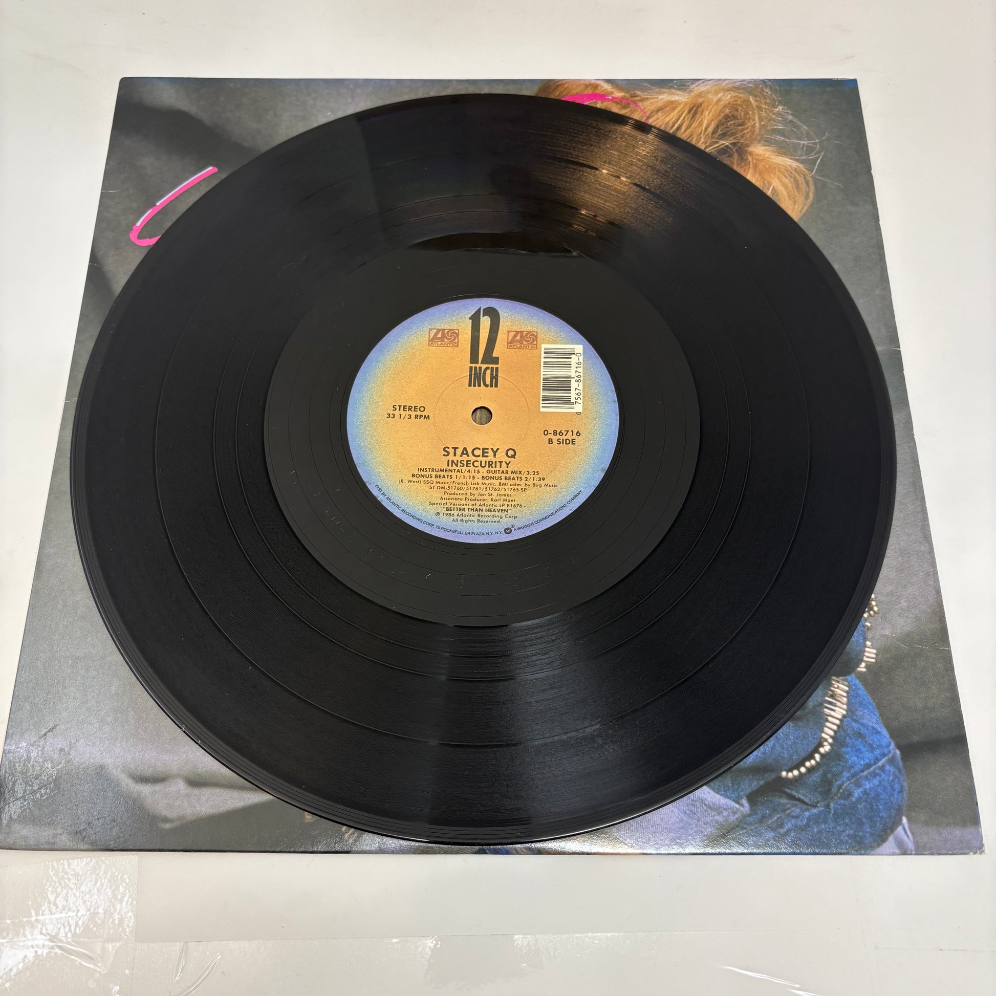 Stacey Q : Insecurity (12",33 ⅓ RPM)
