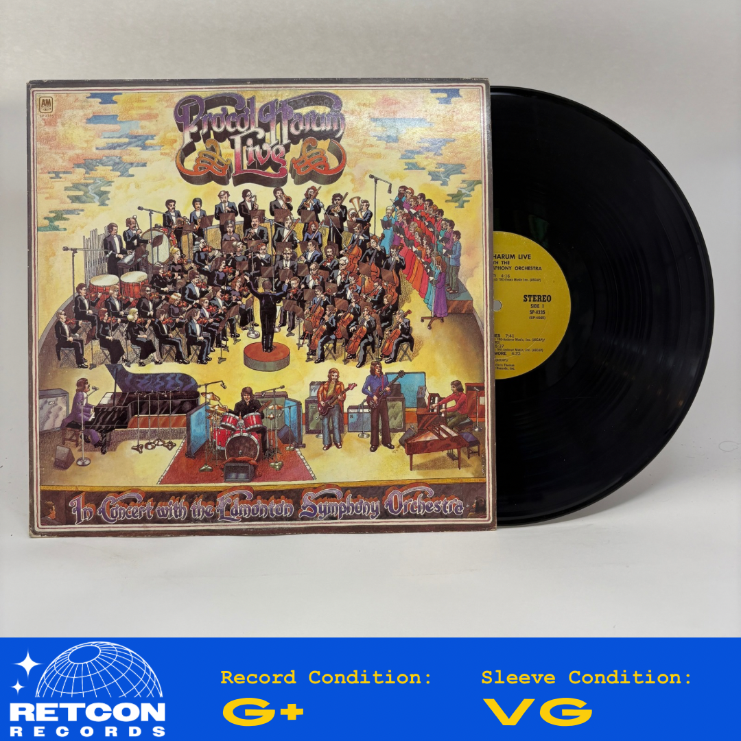Procol Harum In Concert With The Edmonton Symphony Orchestra : Live (LP,Album,Reissue)
