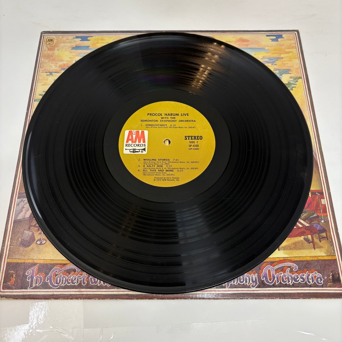 Procol Harum In Concert With The Edmonton Symphony Orchestra : Live (LP,Album,Reissue)