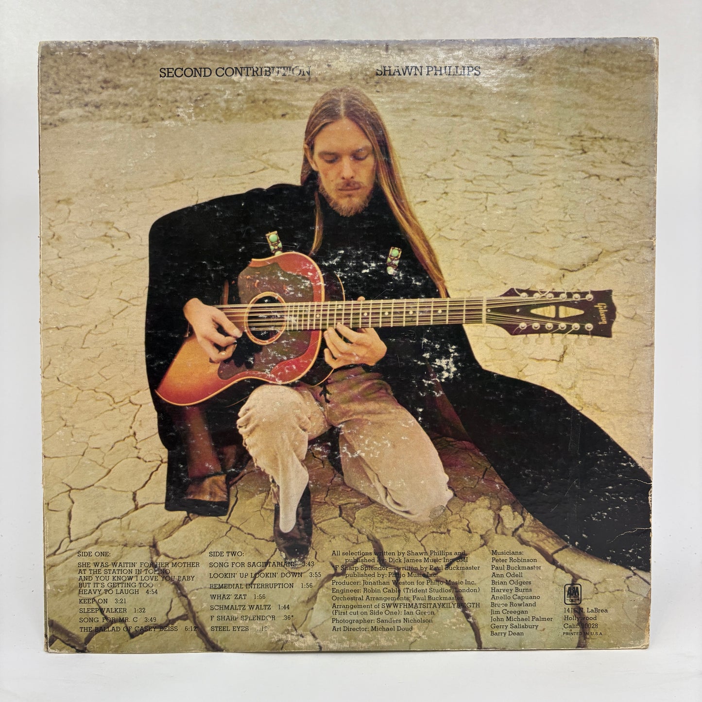 Shawn Phillips (2) : Second Contribution (LP,Album,Stereo)