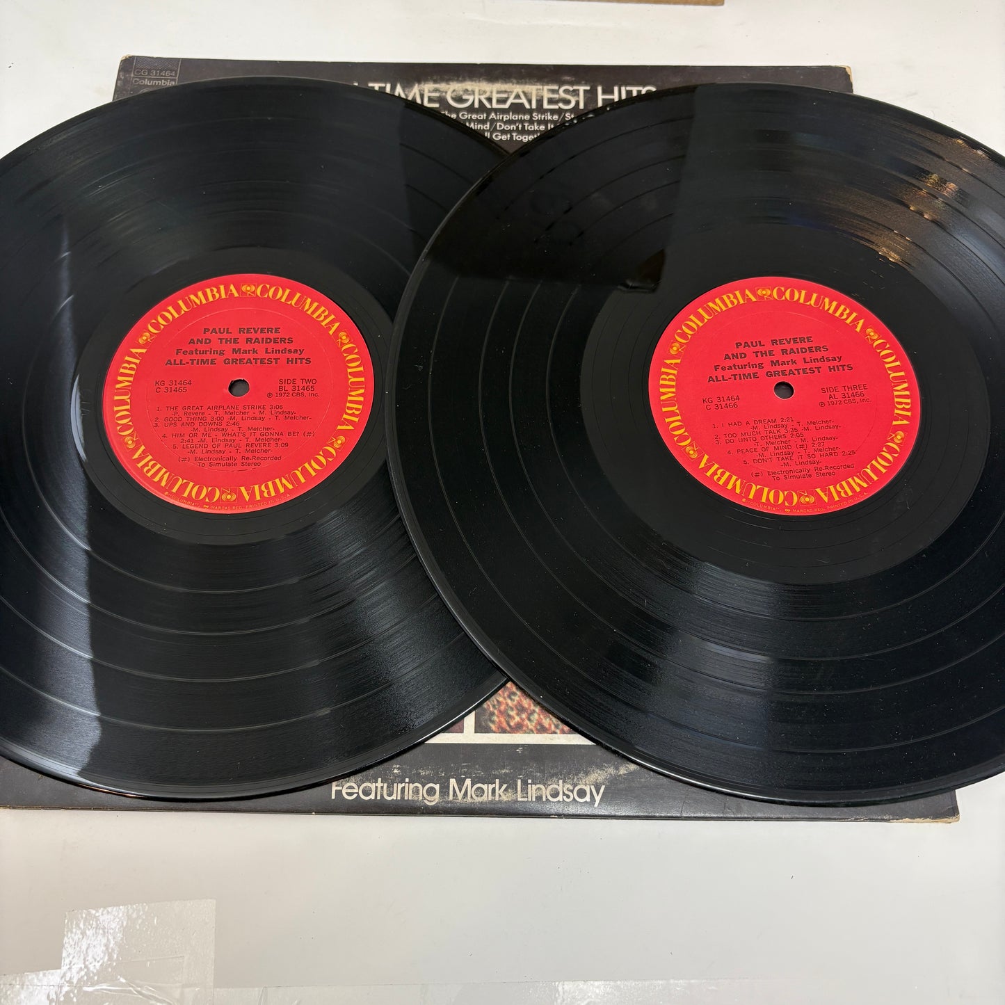 Paul Revere & The Raiders Featuring Mark Lindsay : All-Time Greatest Hits (LP,Compilation)