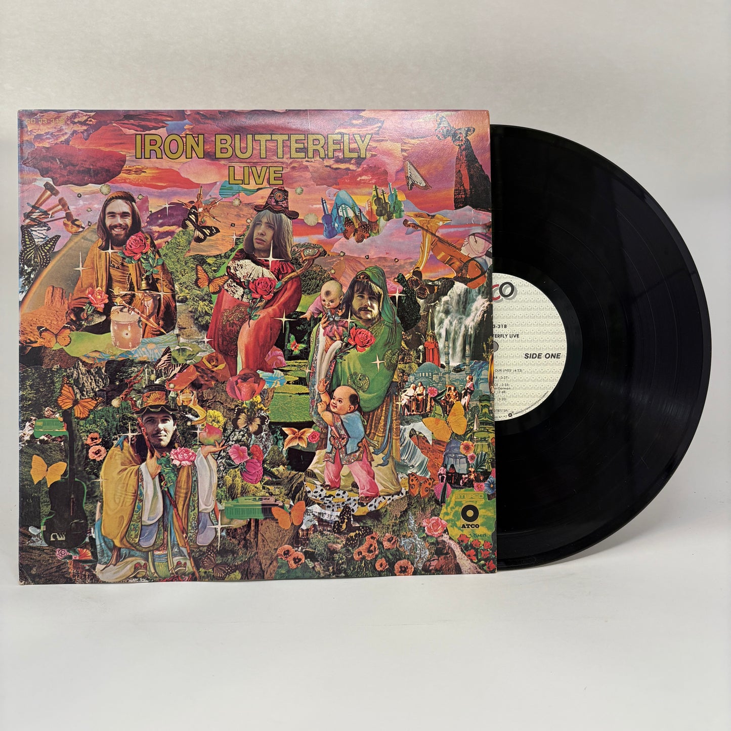 Iron Butterfly : Live (LP,Album,Reissue)