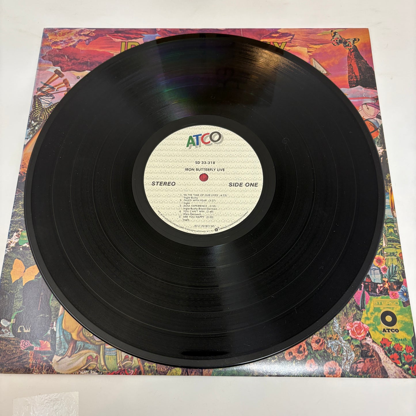 Iron Butterfly : Live (LP,Album,Reissue)