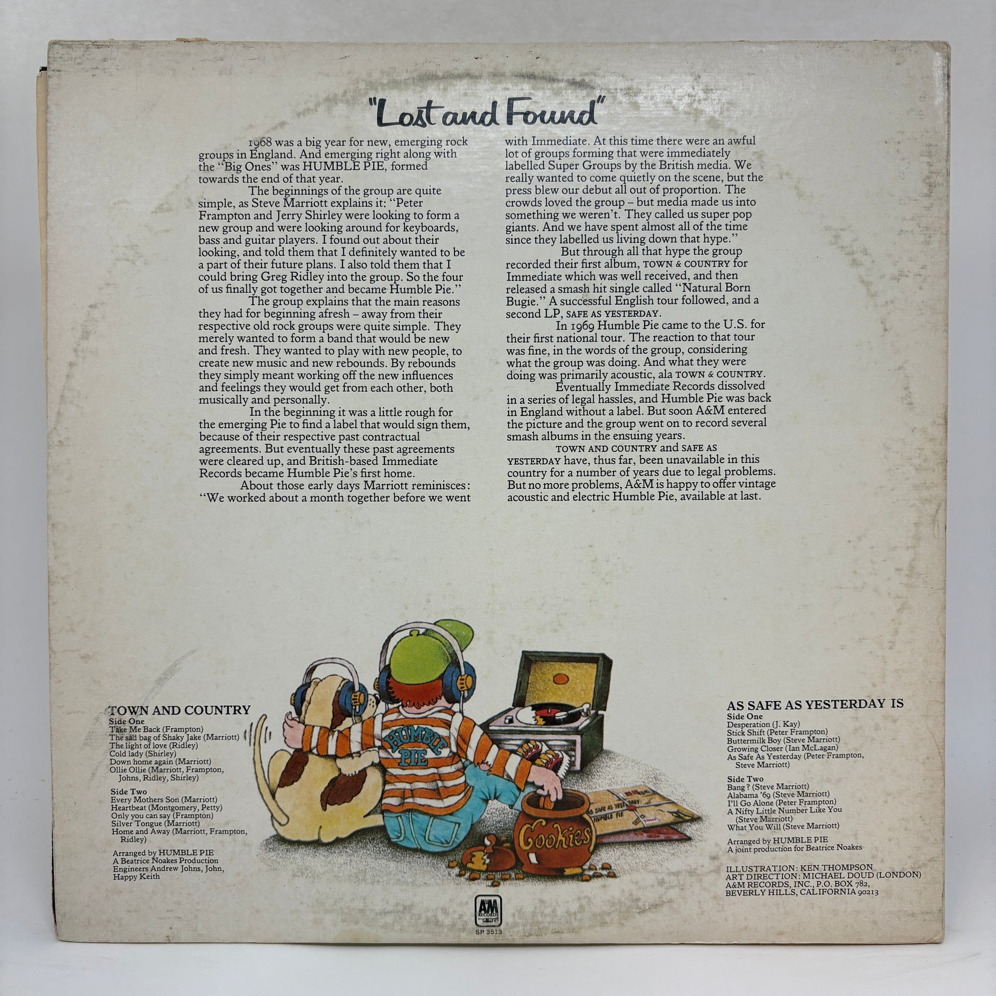 Humble Pie : Lost And Found (LP,Compilation)