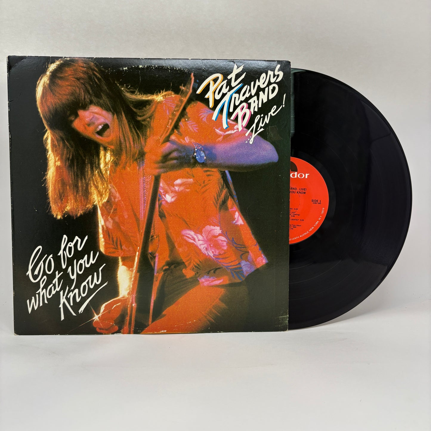 Pat Travers Band : ...Live! Go For What You Know (LP,Album)