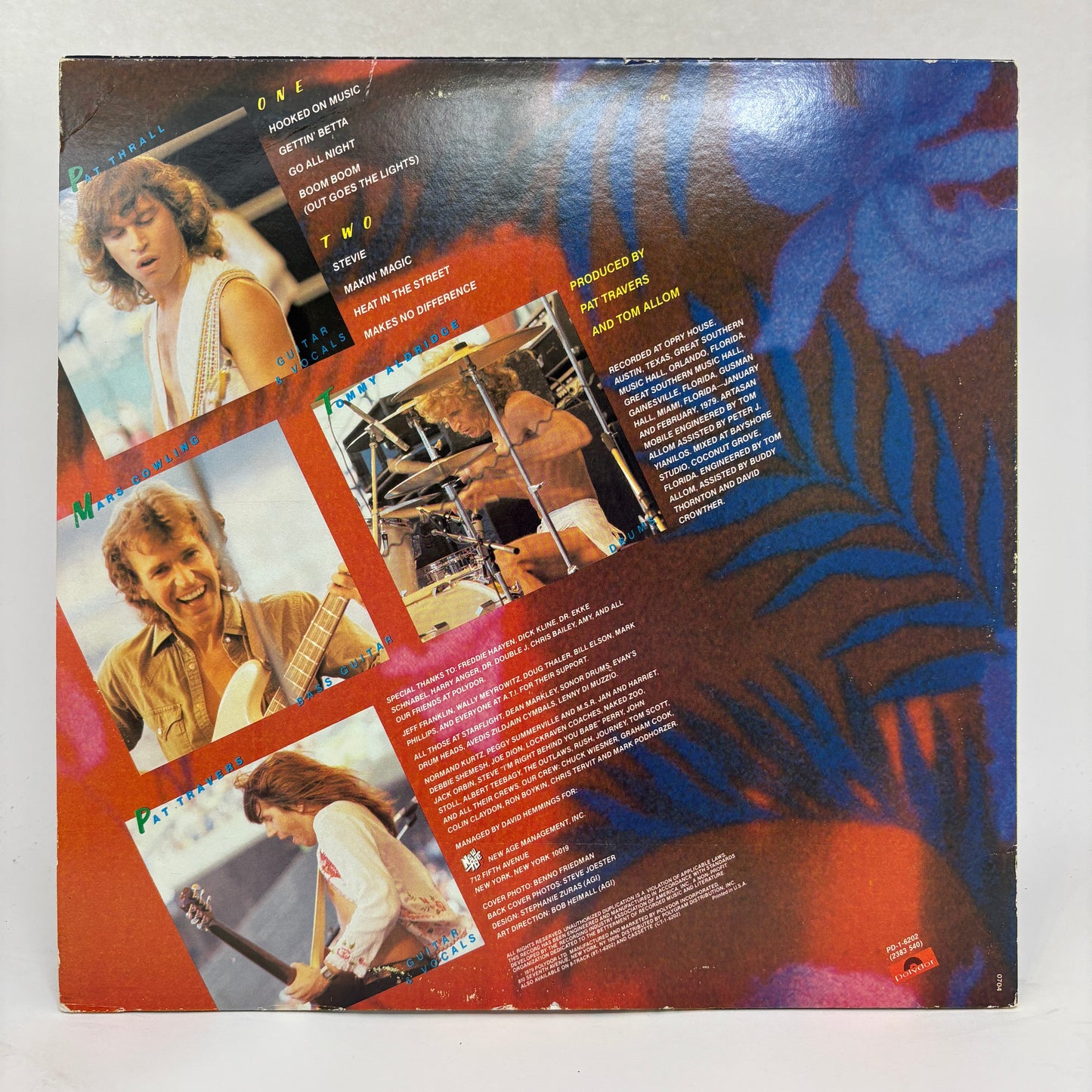 Pat Travers Band : ...Live! Go For What You Know (LP,Album)