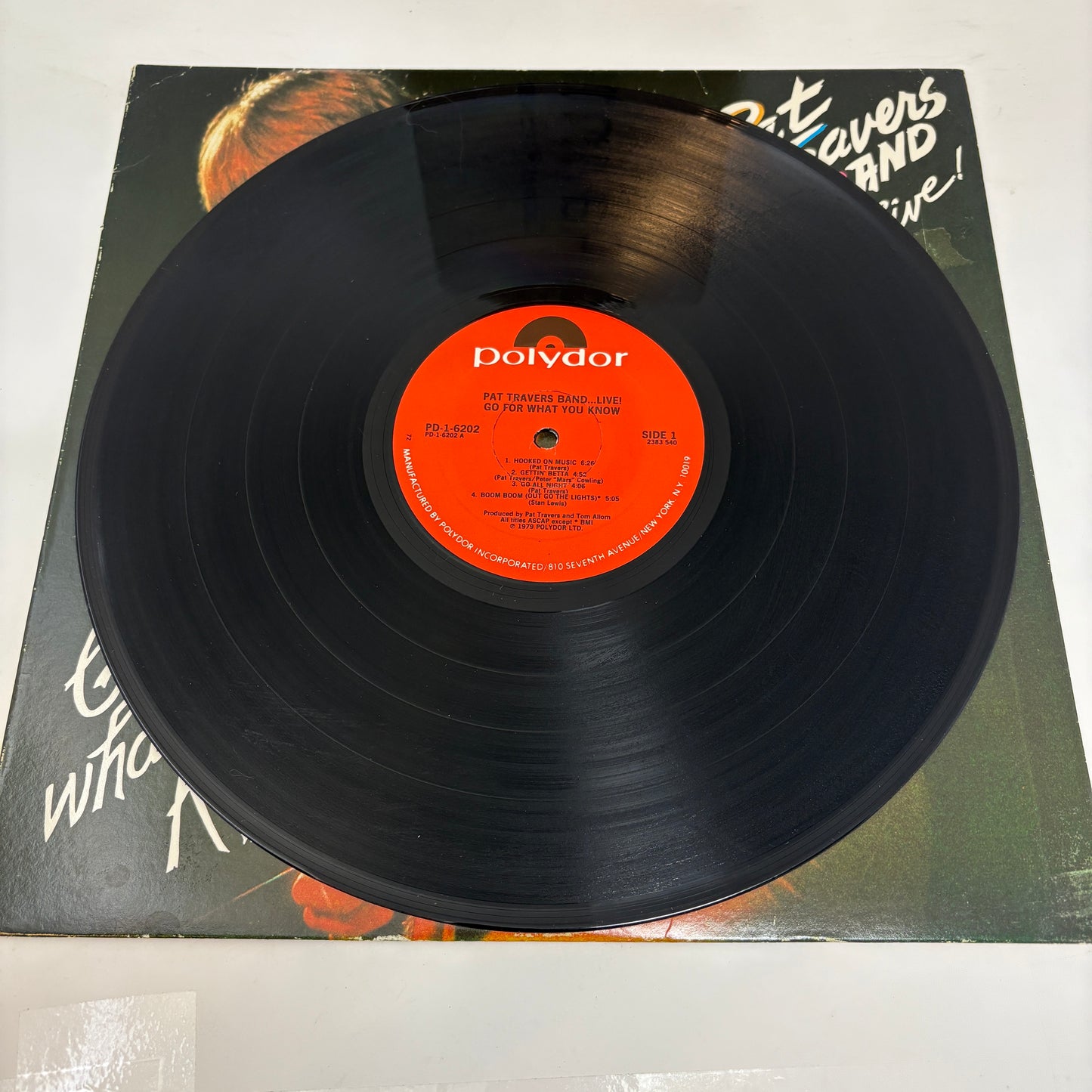 Pat Travers Band : ...Live! Go For What You Know (LP,Album)