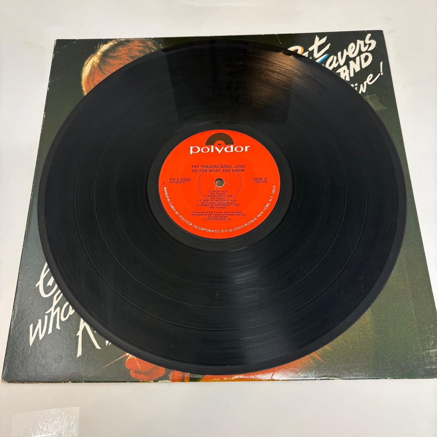 Pat Travers Band : ...Live! Go For What You Know (LP,Album)