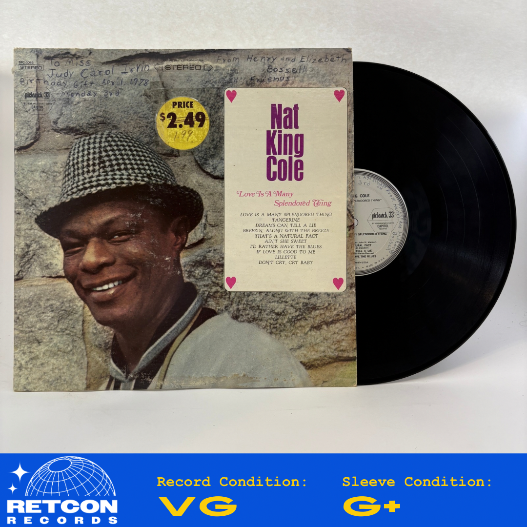 Nat King Cole : Love Is A Many Splendored Thing (LP,Compilation,Stereo)