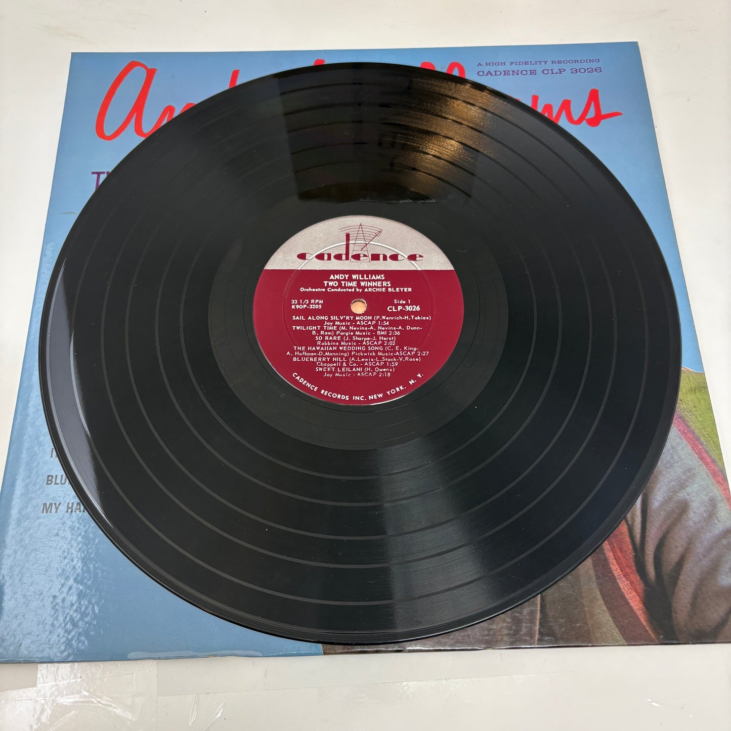 Andy Williams : Two Time Winners (LP,Album,Mono)