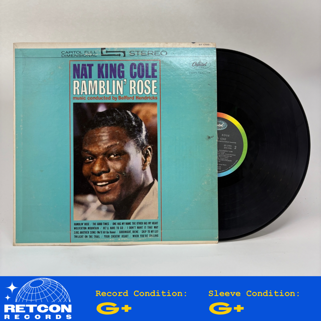Nat King Cole : Ramblin' Rose (LP,Album,Stereo)