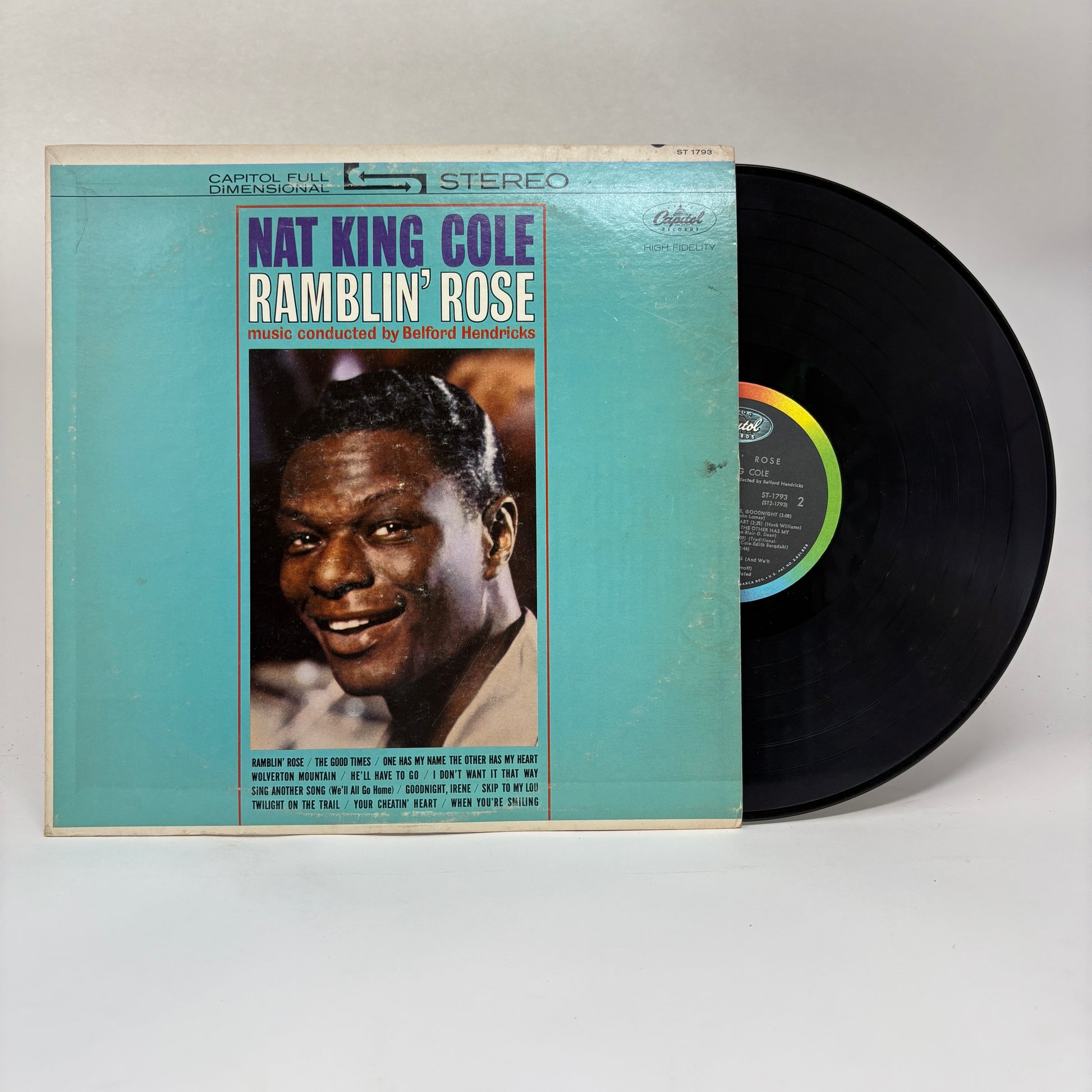 Nat King Cole : Ramblin' Rose (LP,Album,Stereo)