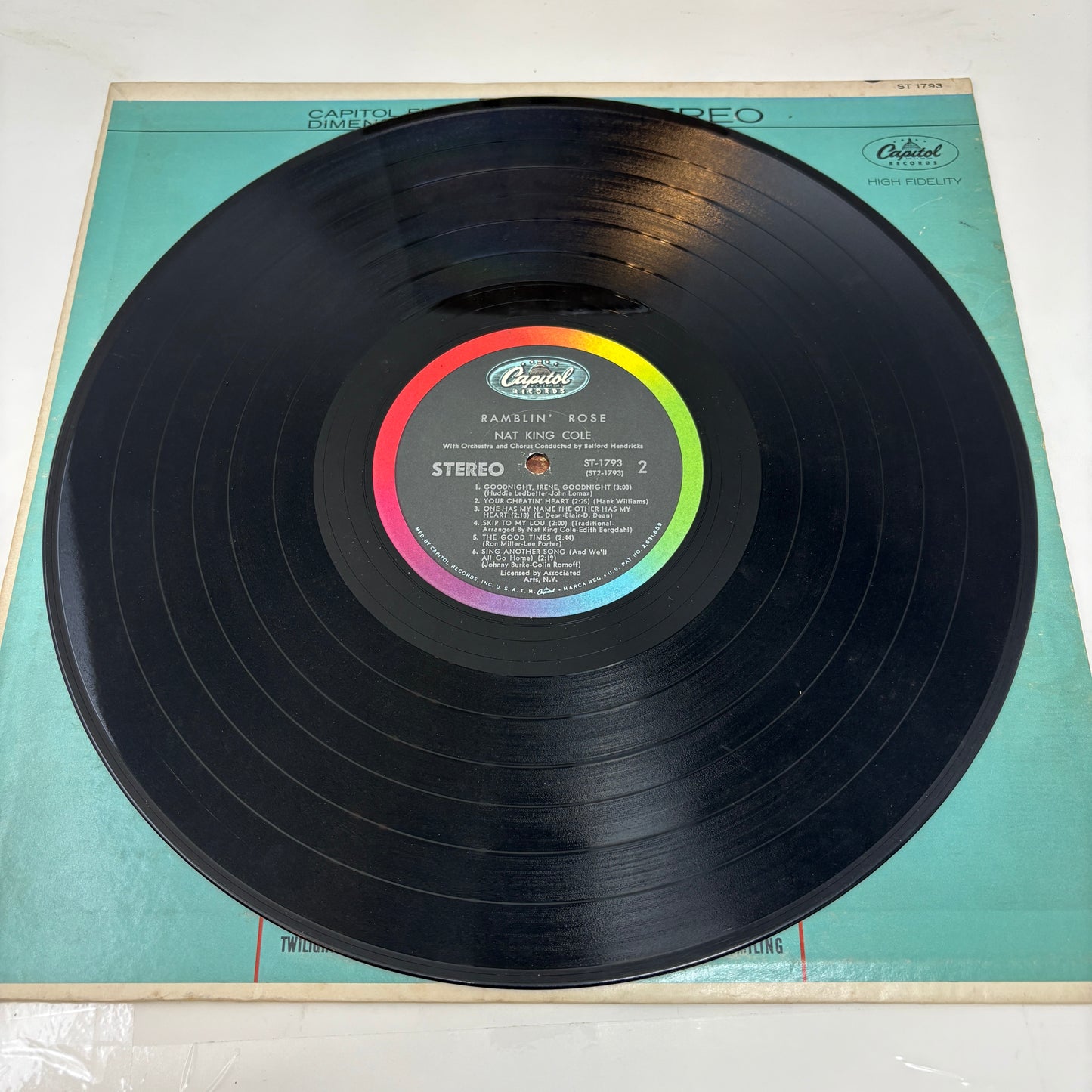 Nat King Cole : Ramblin' Rose (LP,Album,Stereo)