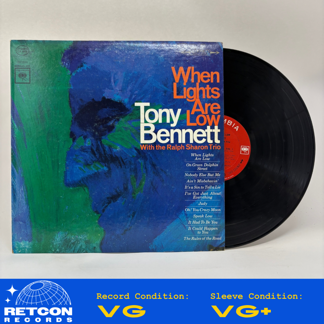Tony Bennett With The Ralph Sharon Trio : When Lights Are Low (LP,Album,Stereo)