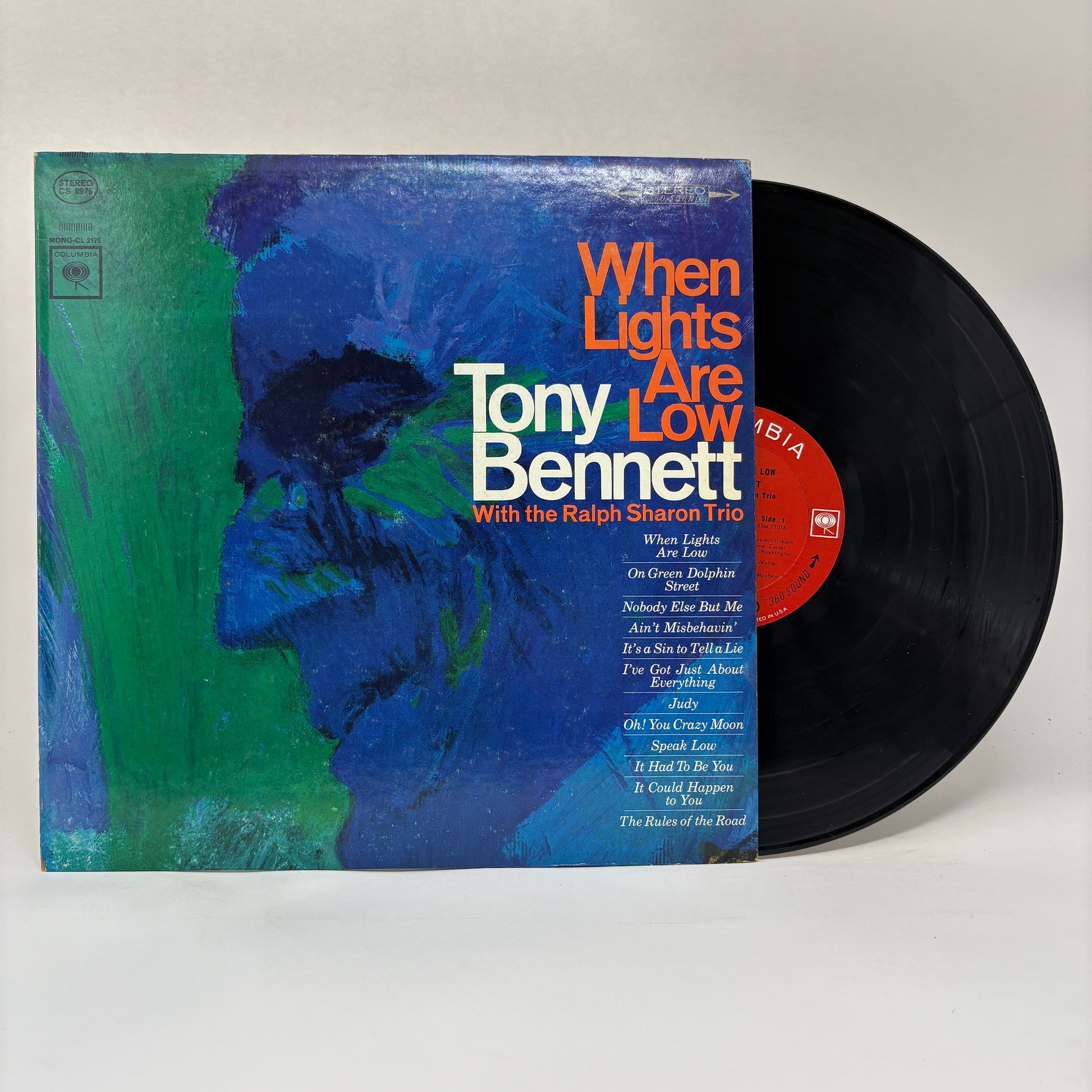 Tony Bennett With The Ralph Sharon Trio : When Lights Are Low (LP,Album,Stereo)