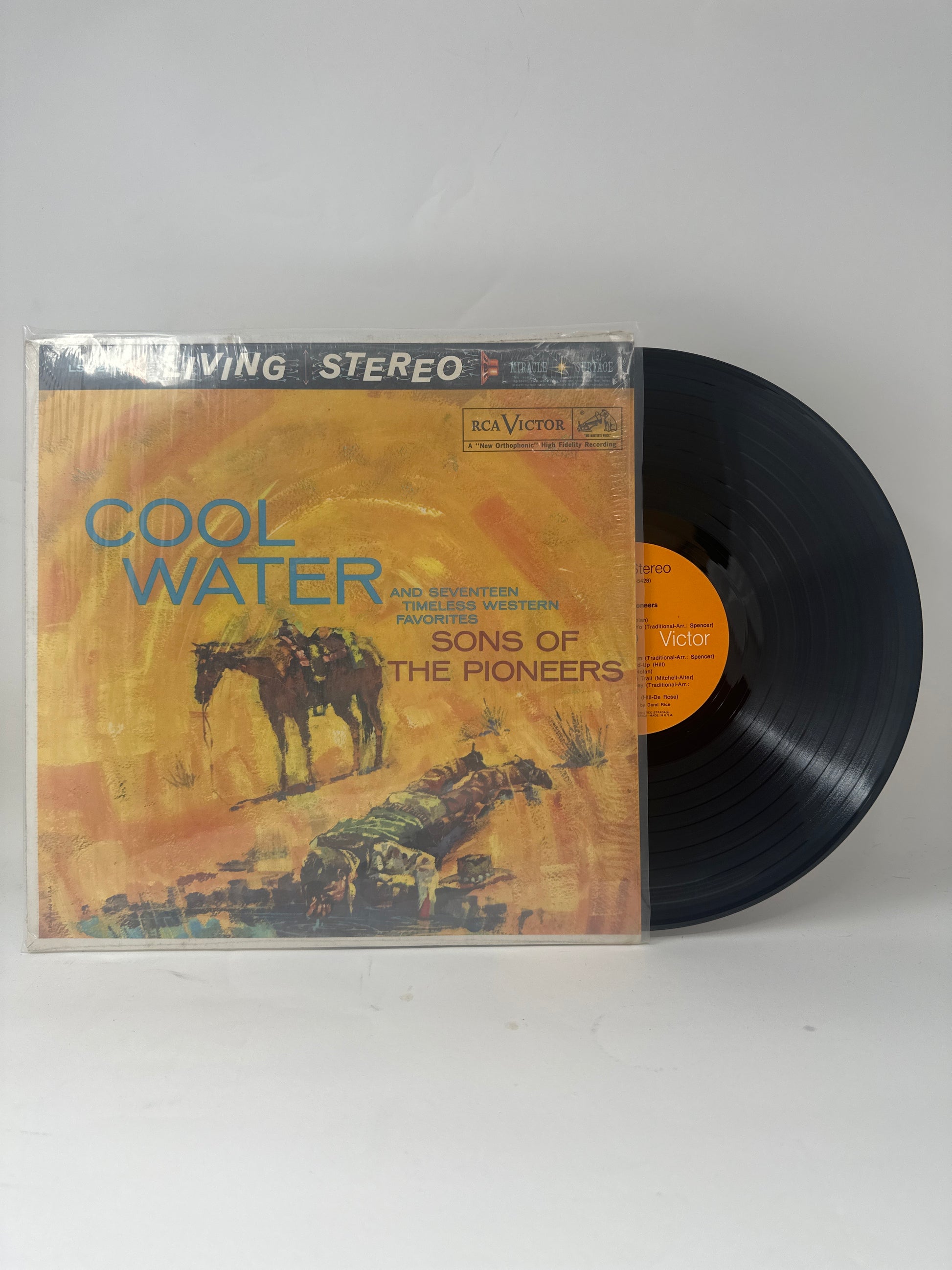 The Sons Of The Pioneers : Cool Water (And Seventeen Timeless Western Favorites) (LP,Album,Reissue,Stereo)