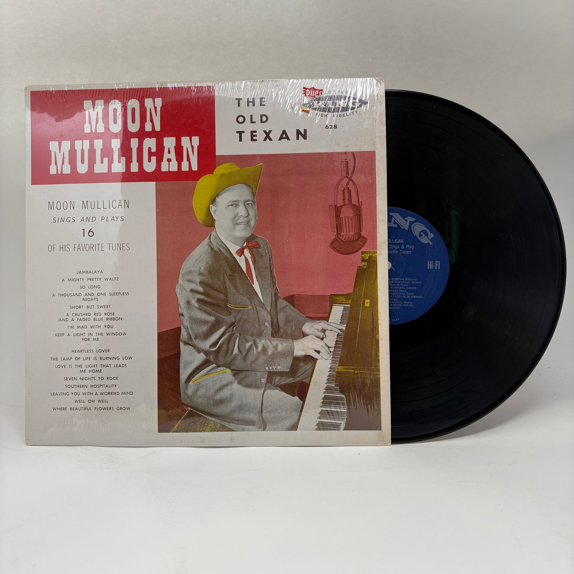 Moon Mullican : Moon Mullican Sings And Plays 16 Of His Favorite Tunes (LP,Compilation,Reissue,Mono)