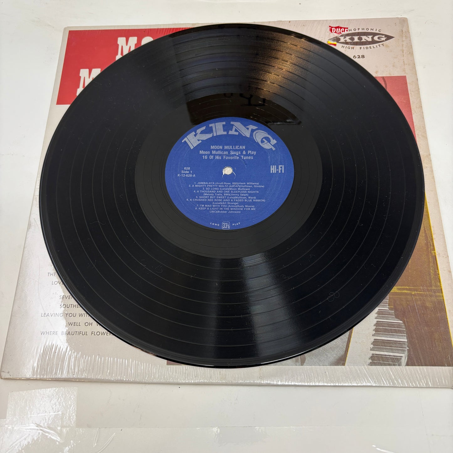 Moon Mullican : Moon Mullican Sings And Plays 16 Of His Favorite Tunes (LP,Compilation,Reissue,Mono)