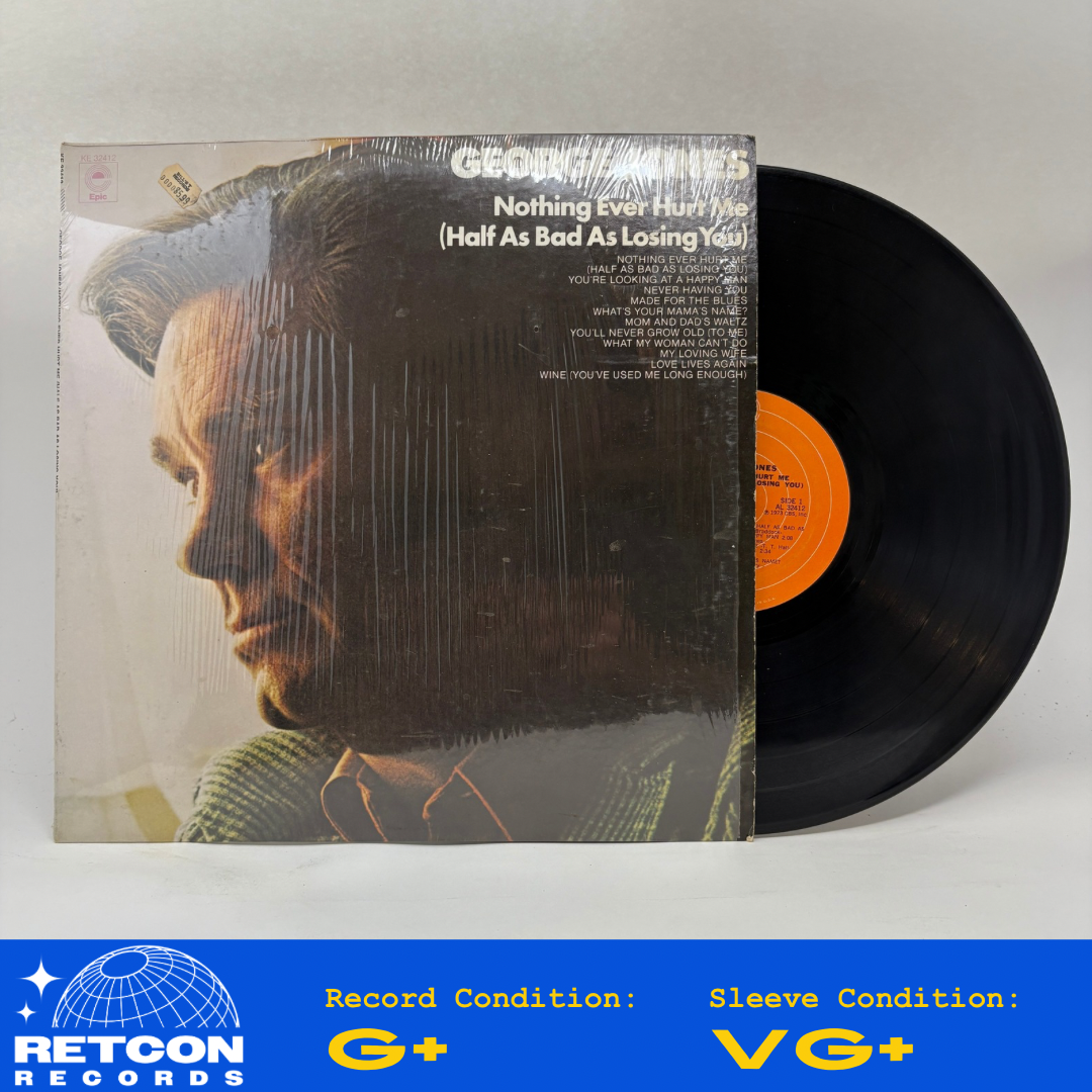 George Jones (2) : Nothing Ever Hurt Me (Half As Bad As Losing You) (LP,Album,Stereo)