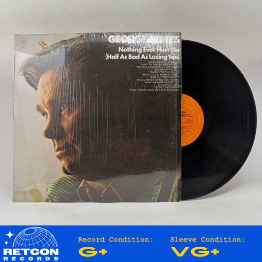George Jones (2) : Nothing Ever Hurt Me (Half As Bad As Losing You) (LP,Album,Stereo)