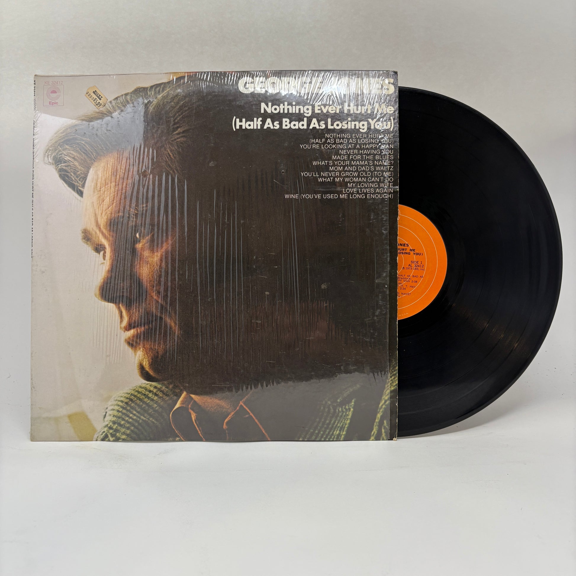 George Jones (2) : Nothing Ever Hurt Me (Half As Bad As Losing You) (LP,Album,Stereo)