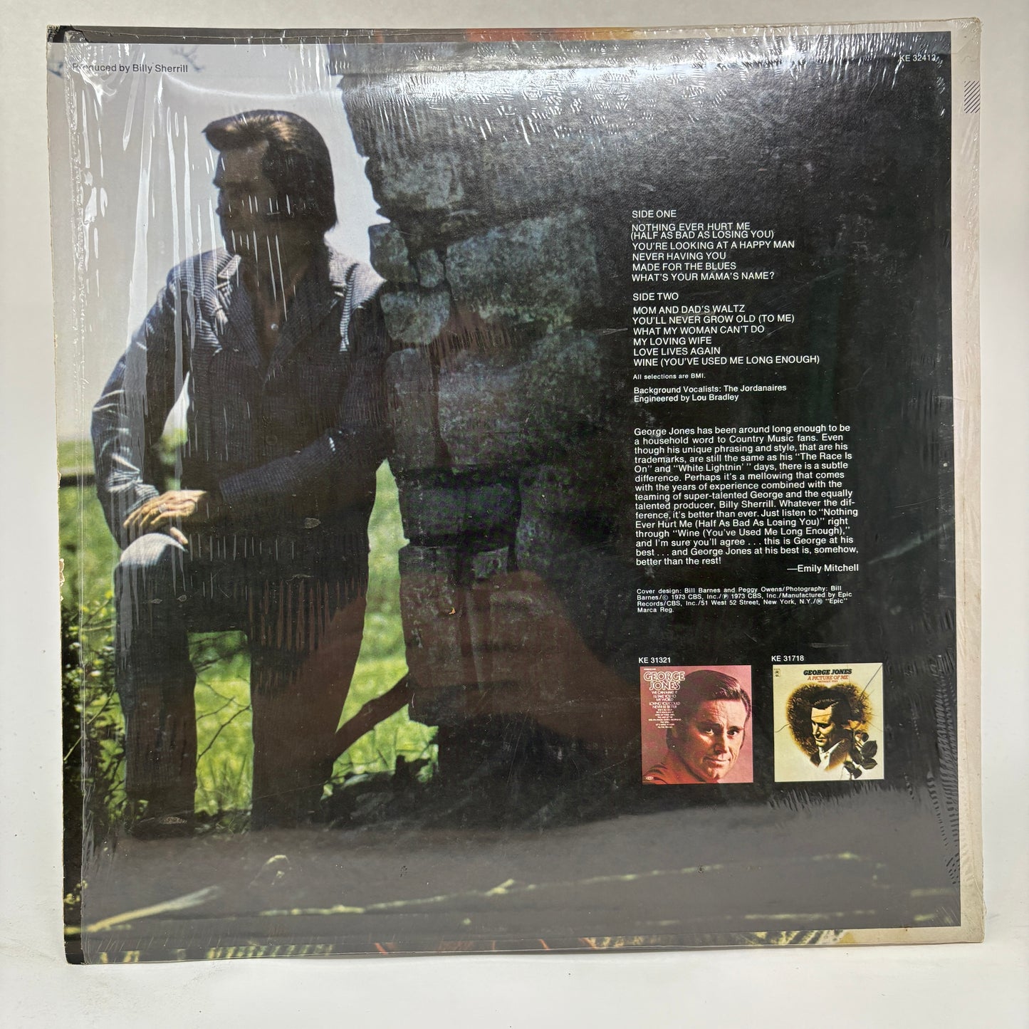 George Jones (2) : Nothing Ever Hurt Me (Half As Bad As Losing You) (LP,Album,Stereo)