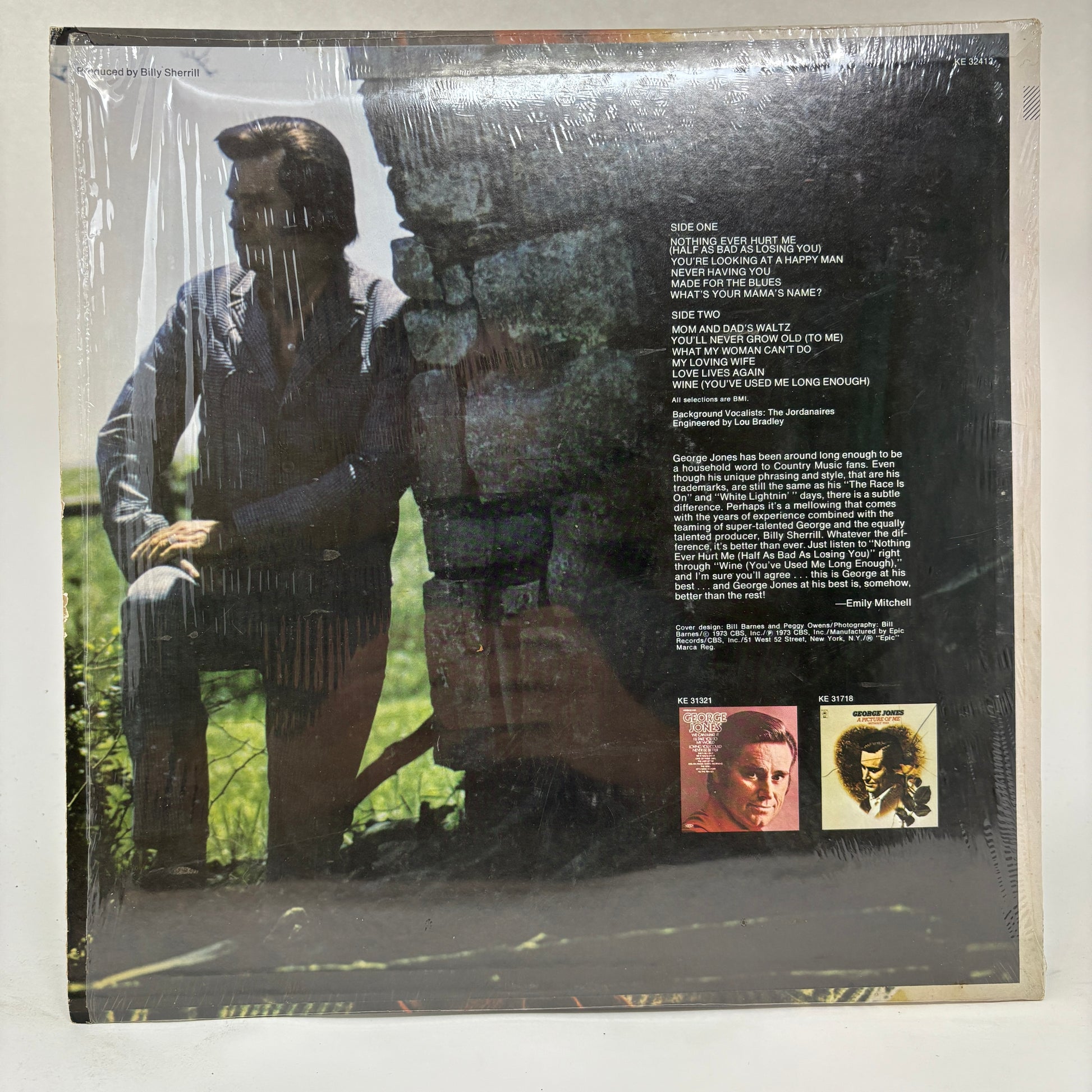 George Jones (2) : Nothing Ever Hurt Me (Half As Bad As Losing You) (LP,Album,Stereo)