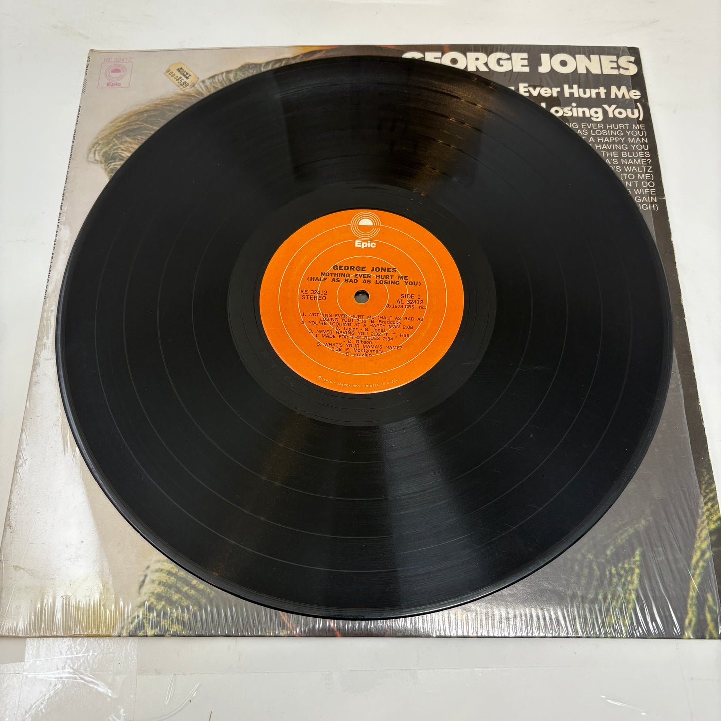George Jones (2) : Nothing Ever Hurt Me (Half As Bad As Losing You) (LP,Album,Stereo)