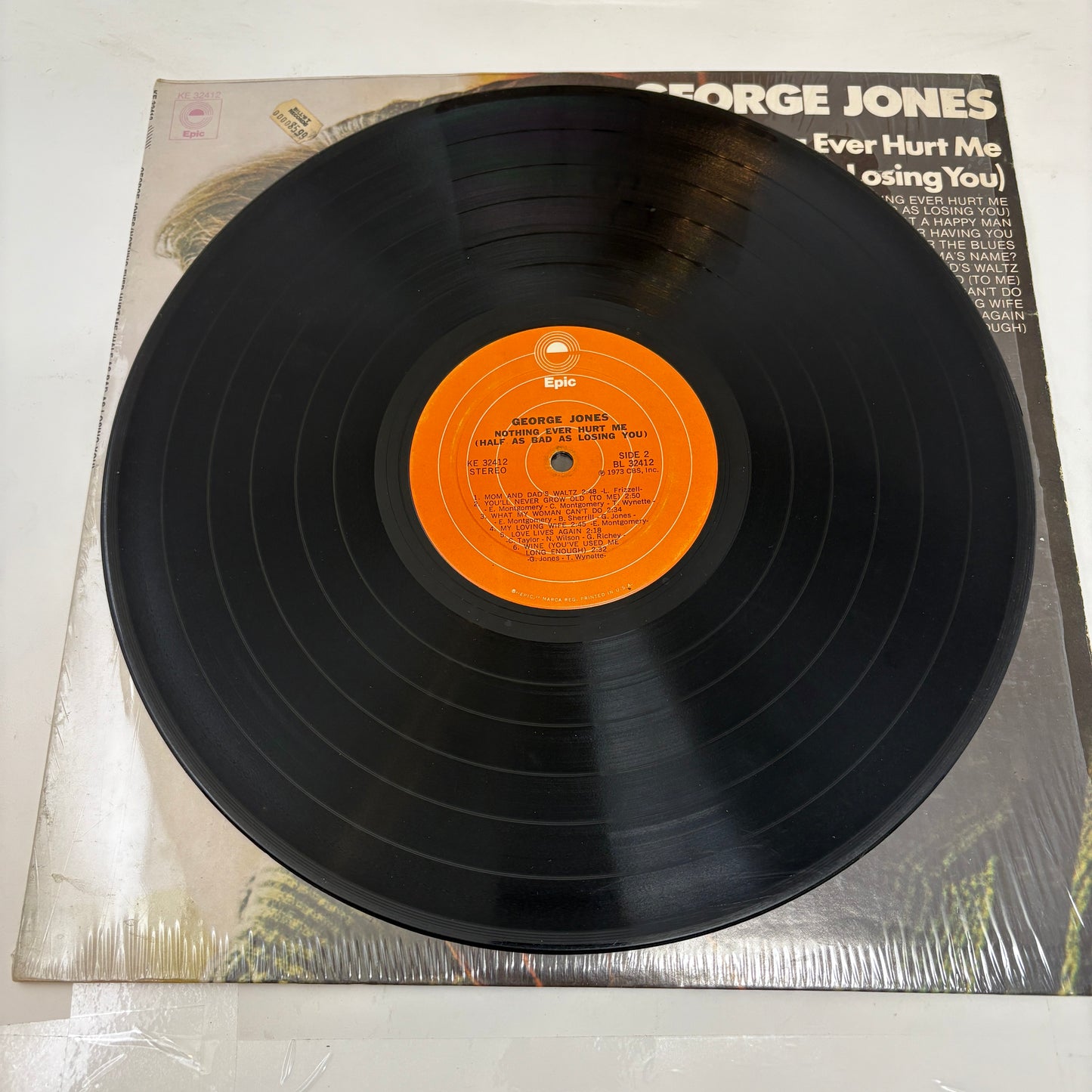 George Jones (2) : Nothing Ever Hurt Me (Half As Bad As Losing You) (LP,Album,Stereo)