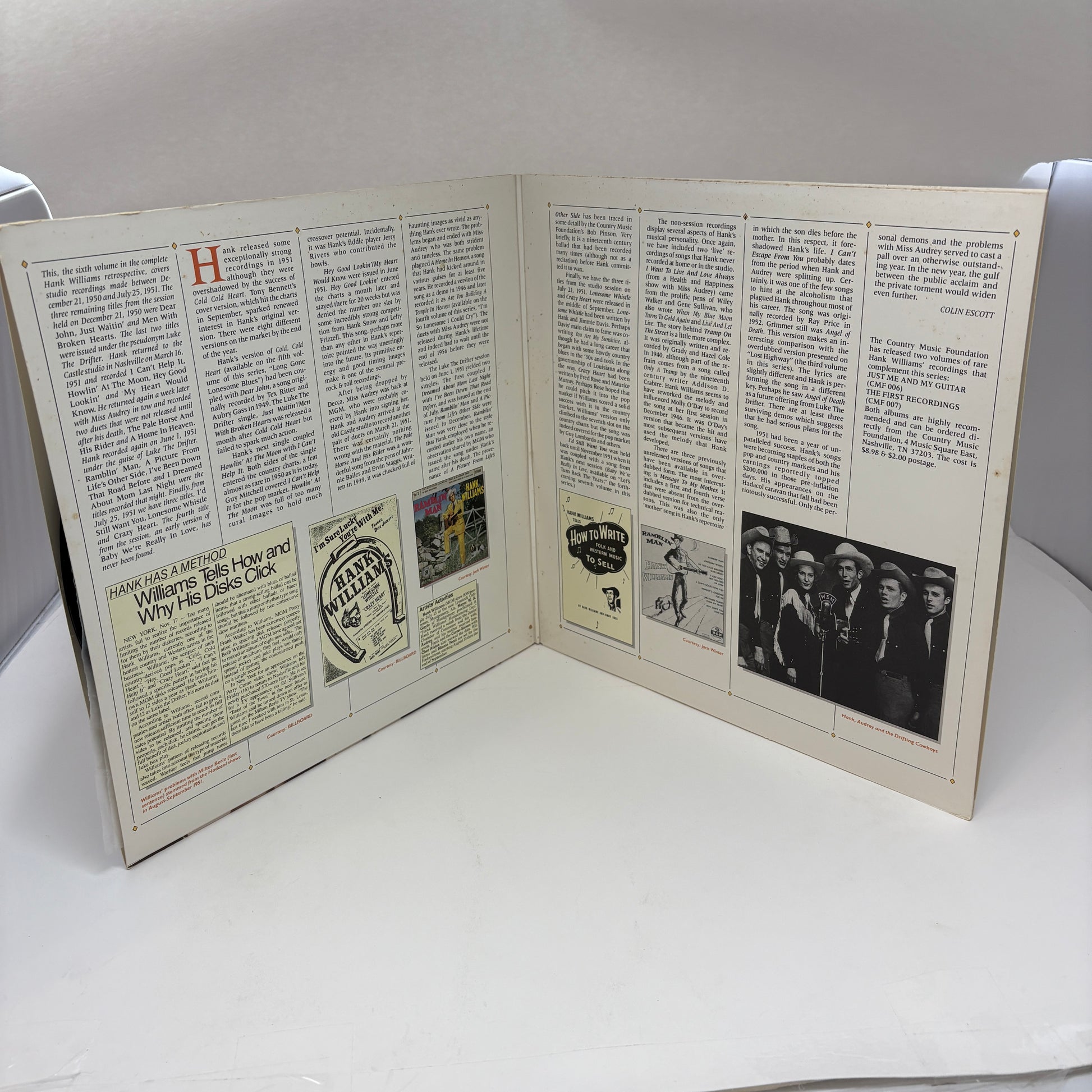 Hank Williams : Hey, Good Lookin' : December 1950 - July 1951 (LP,Compilation,Mono)