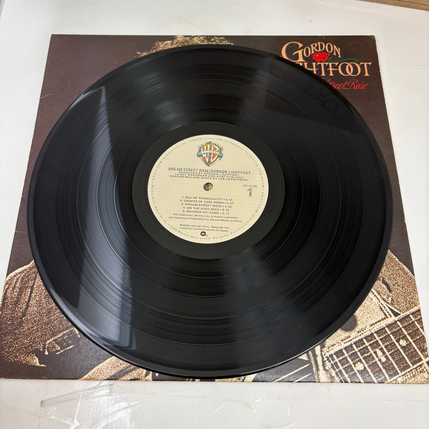 Gordon Lightfoot : Dream Street Rose (LP,Album,Stereo)