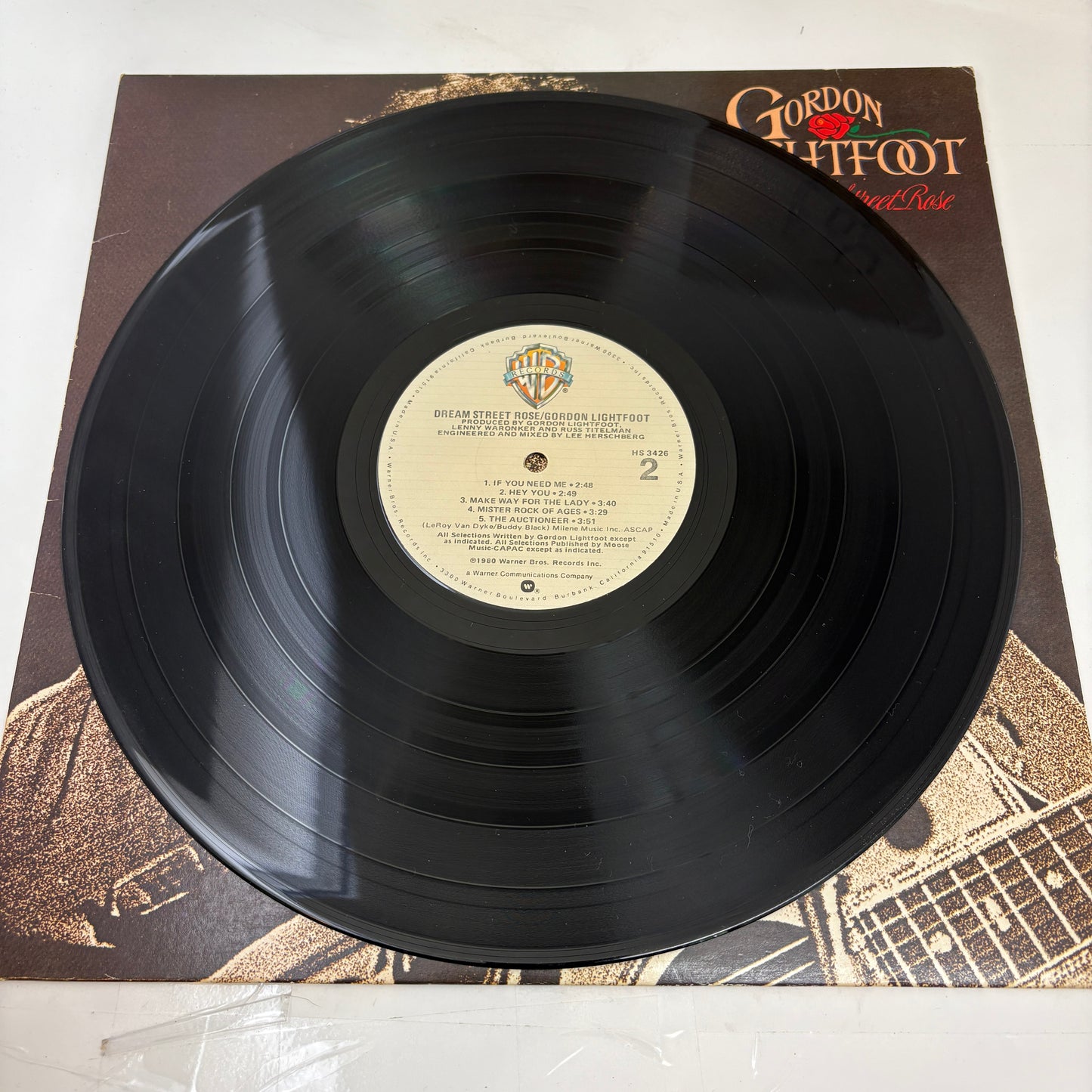 Gordon Lightfoot : Dream Street Rose (LP,Album,Stereo)