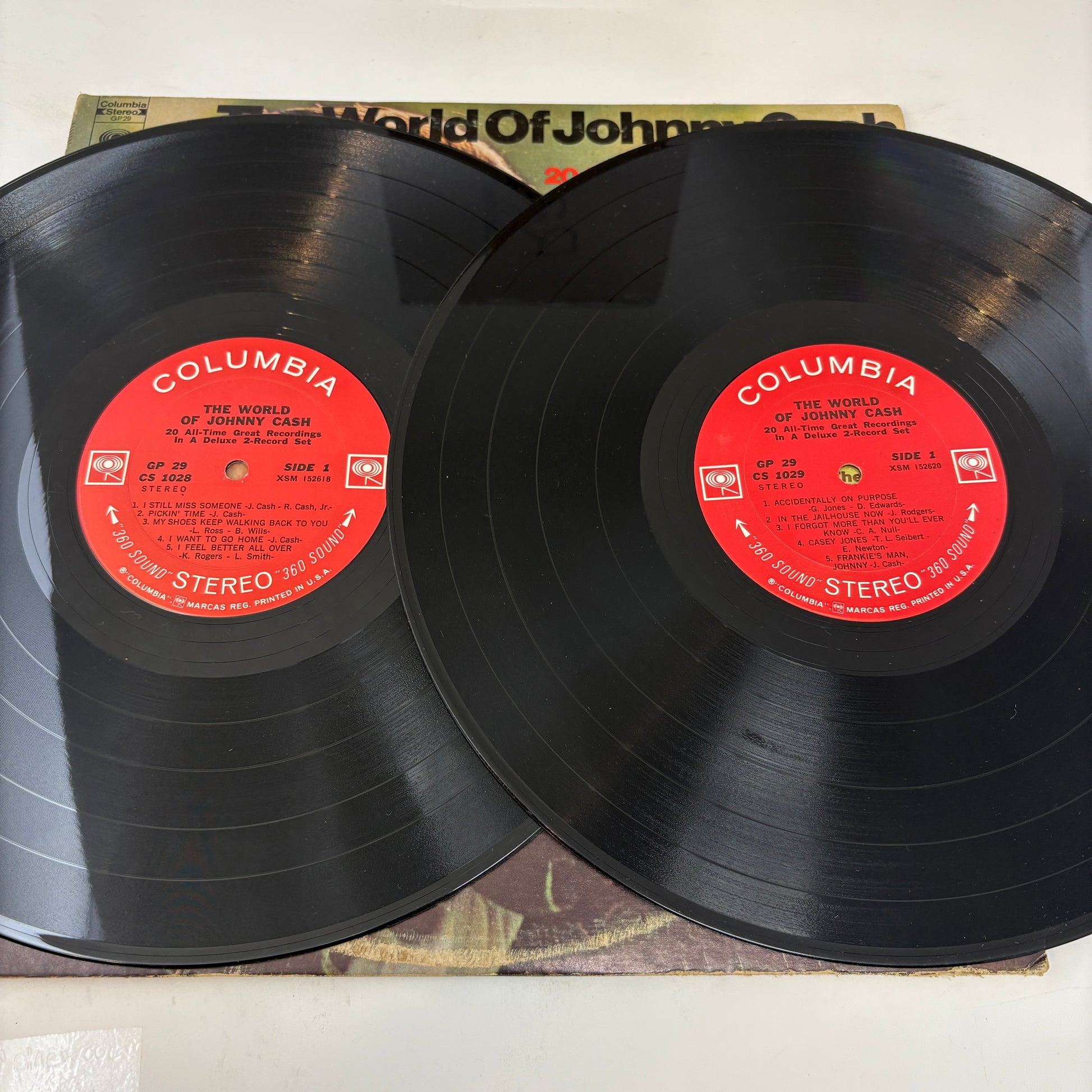 Johnny Cash : The World Of Johnny Cash (LP,Compilation)