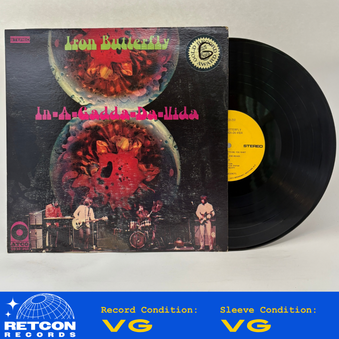 Iron Butterfly : In-A-Gadda-Da-Vida (LP,Album,Misprint,Reissue)