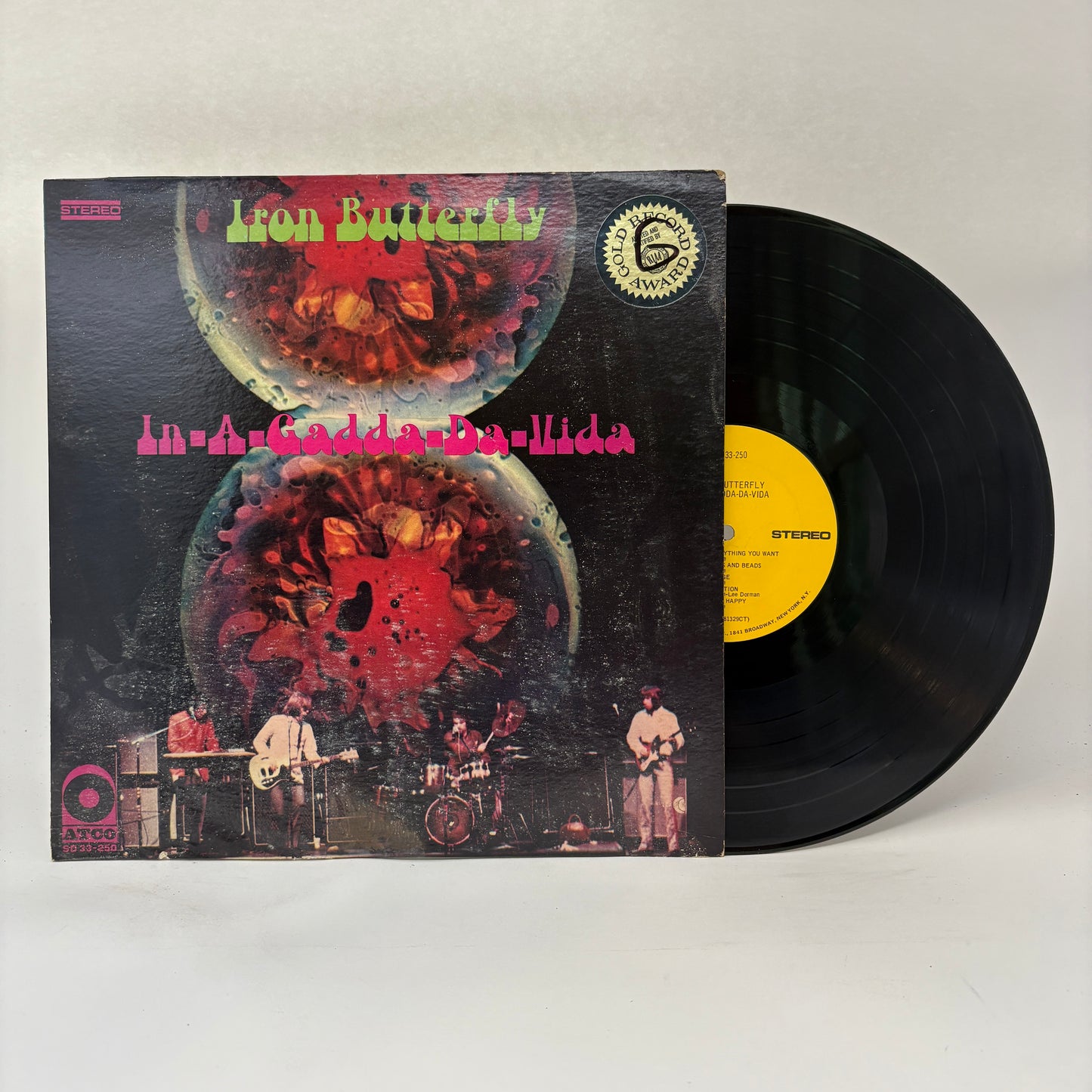 Iron Butterfly : In-A-Gadda-Da-Vida (LP,Album,Misprint,Reissue)