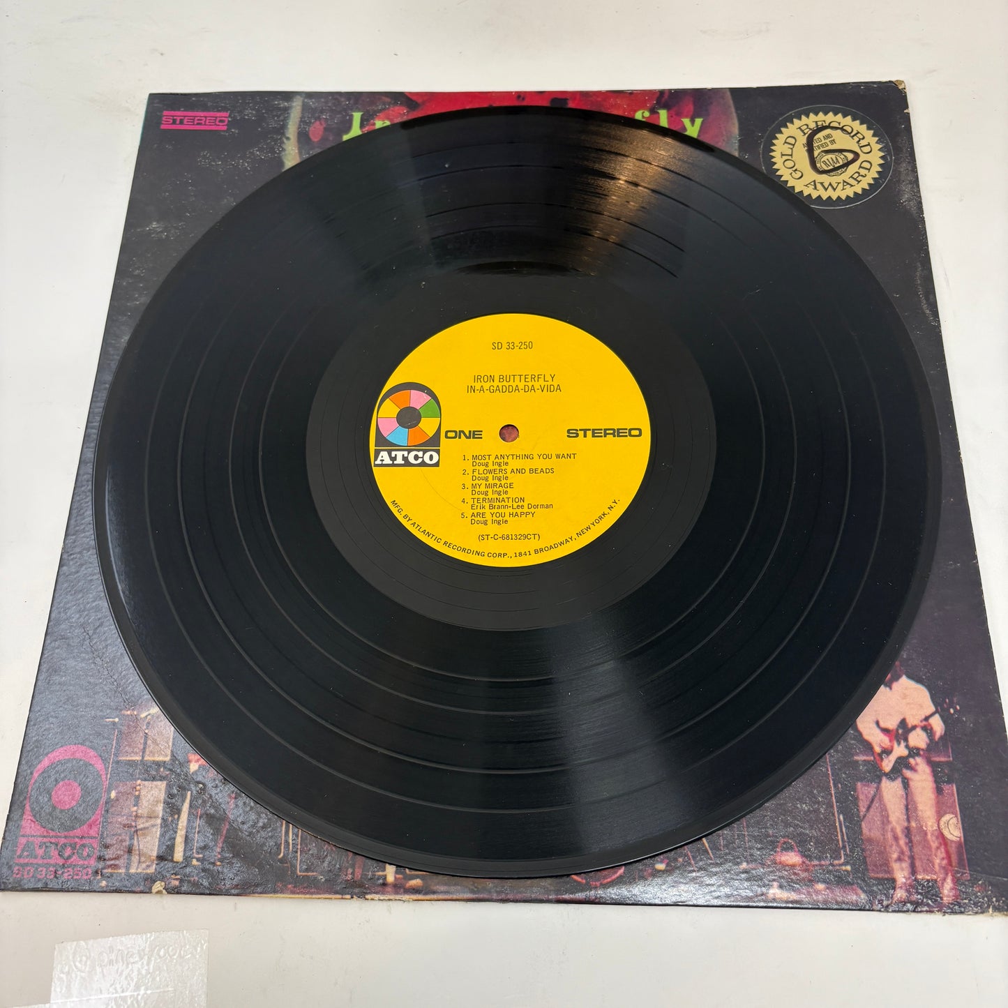 Iron Butterfly : In-A-Gadda-Da-Vida (LP,Album,Misprint,Reissue)