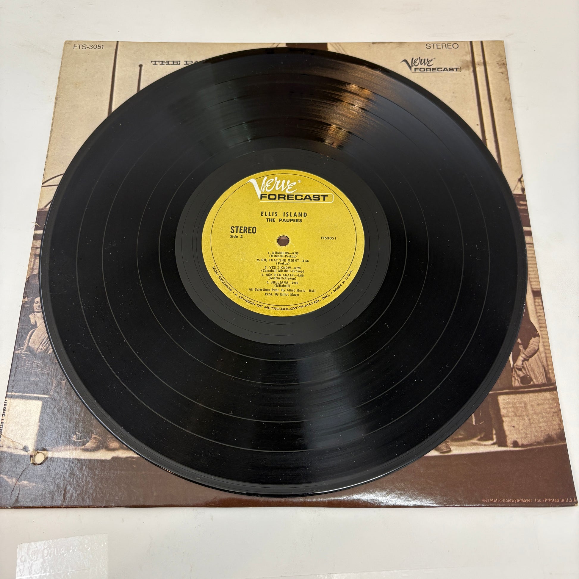 The Paupers : Ellis Island (LP,Album,Stereo)