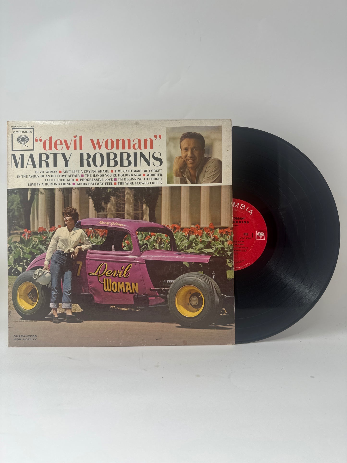 Marty Robbins : Devil Woman (LP,Album,Mono)