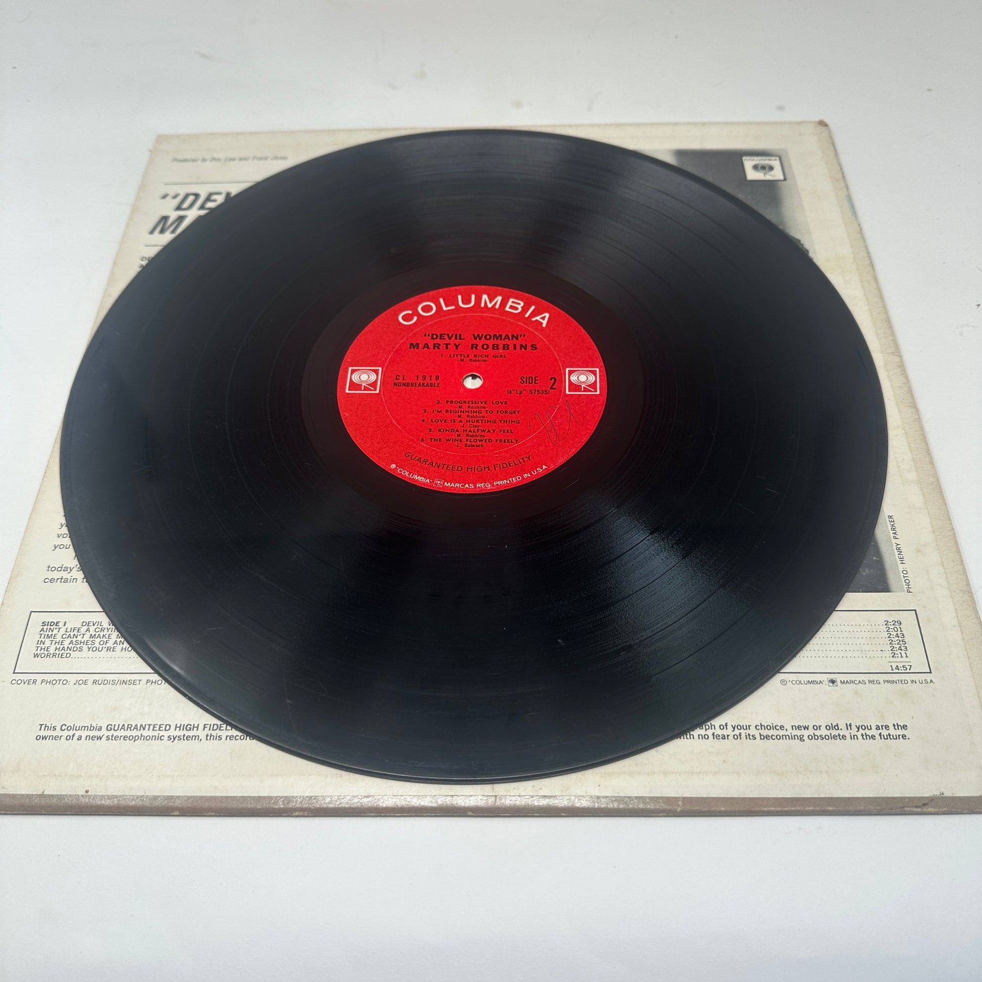 Marty Robbins : Devil Woman (LP,Album,Mono)