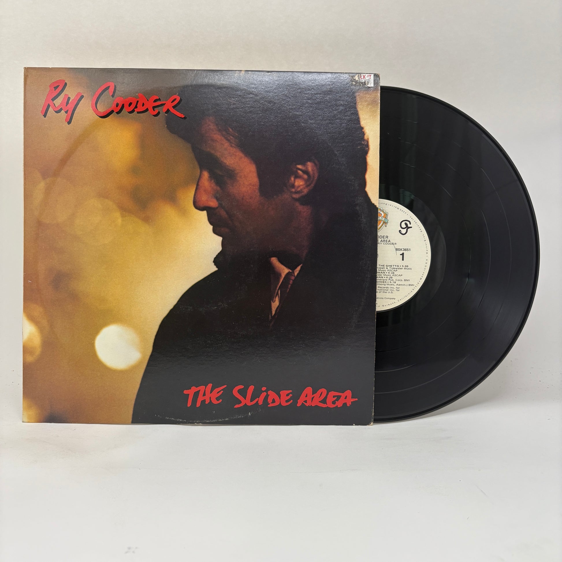 Ry Cooder : The Slide Area (LP,Album)
