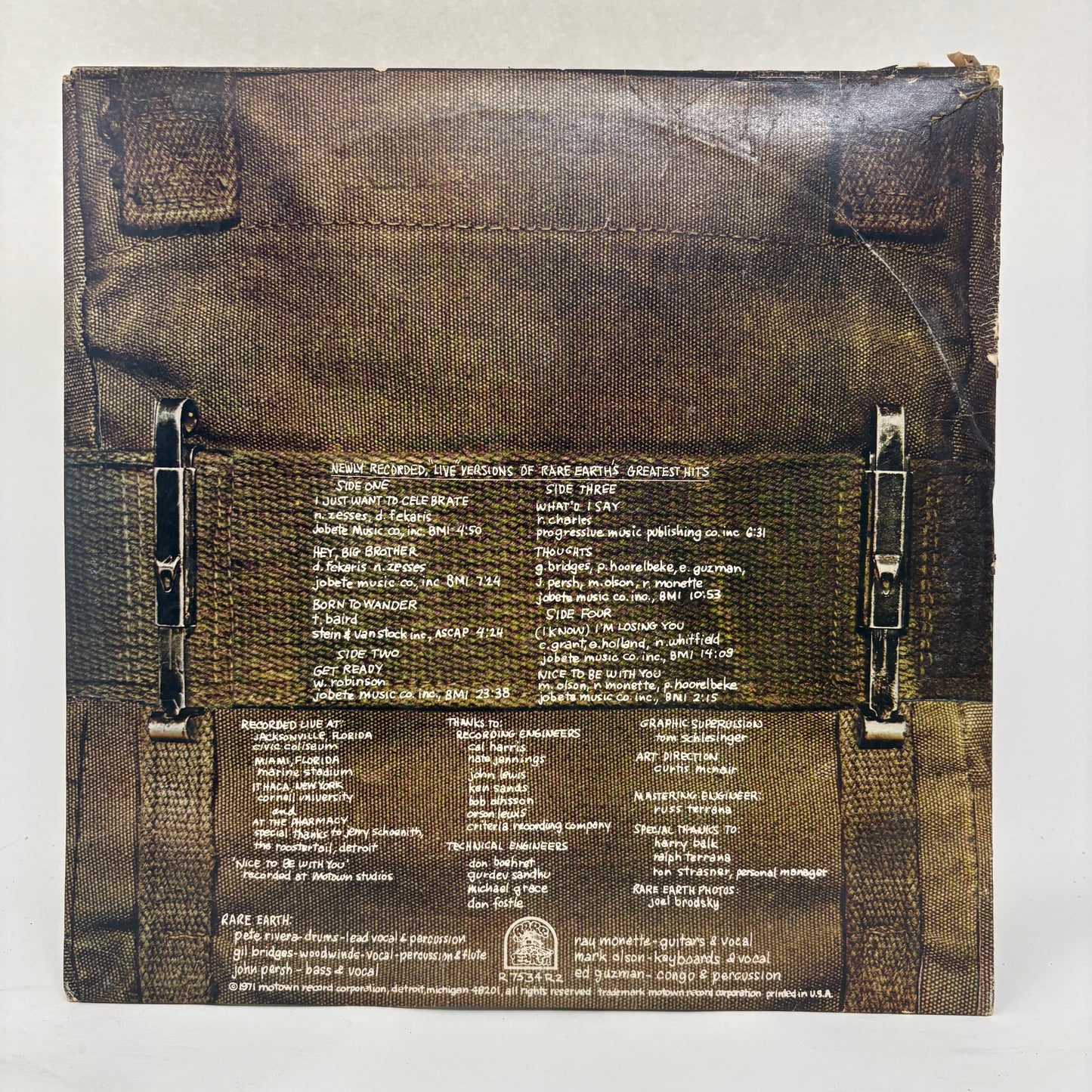 Rare Earth : Rare Earth In Concert (LP,Album,Stereo)